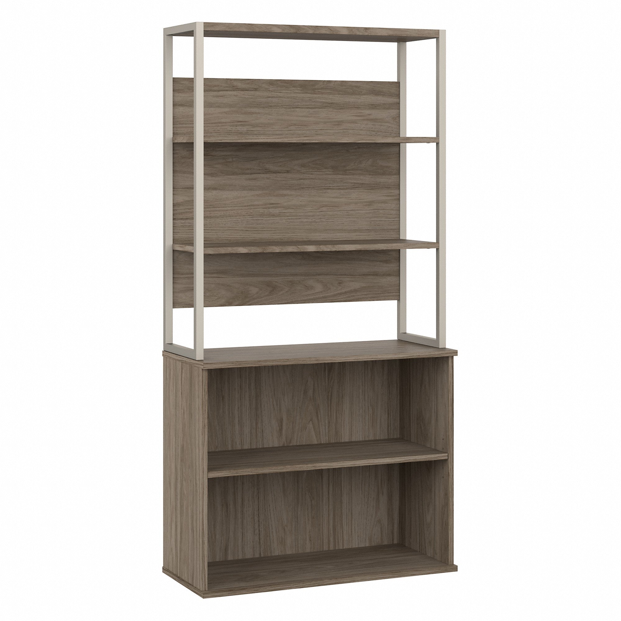 Bush Business Furniture Hybrid Tall Etagere Bookcase