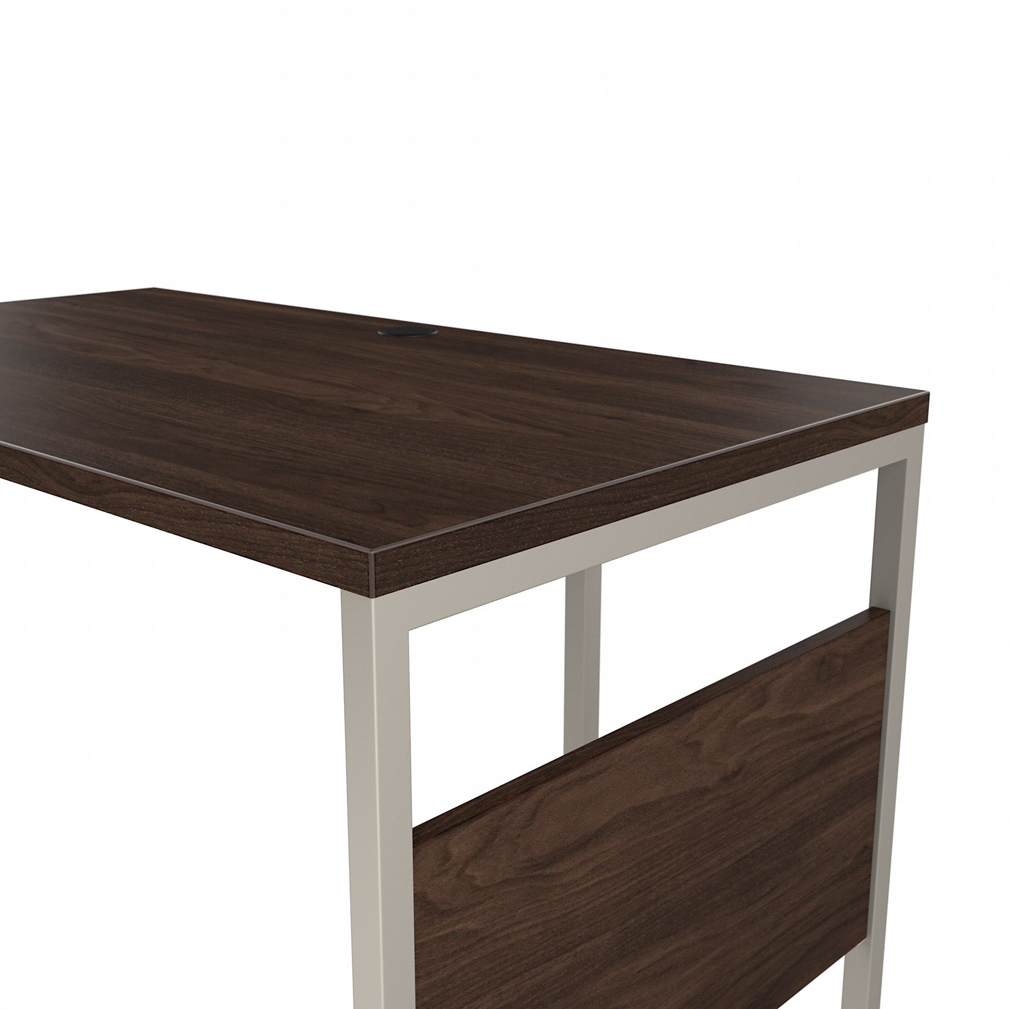 Bush Business Furniture Hybrid 72W x 36D L Shaped Table Desk with Metal Legs