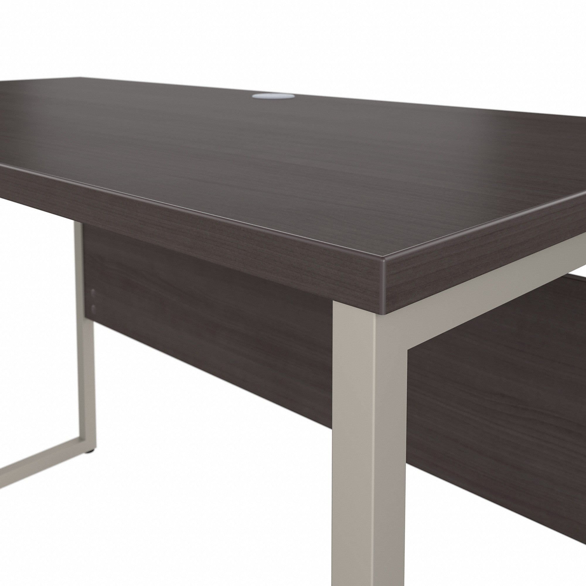 Bush Business Furniture Hybrid 48W x 24D Computer Table Desk with Metal Legs