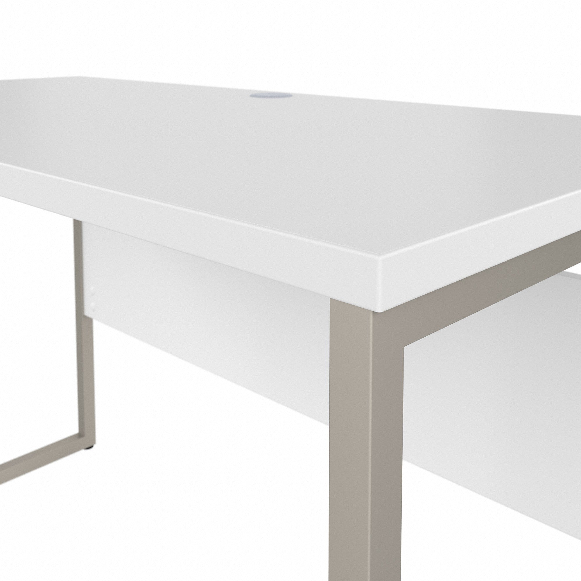 Bush Business Furniture Hybrid 48W x 24D Computer Table Desk with Metal Legs