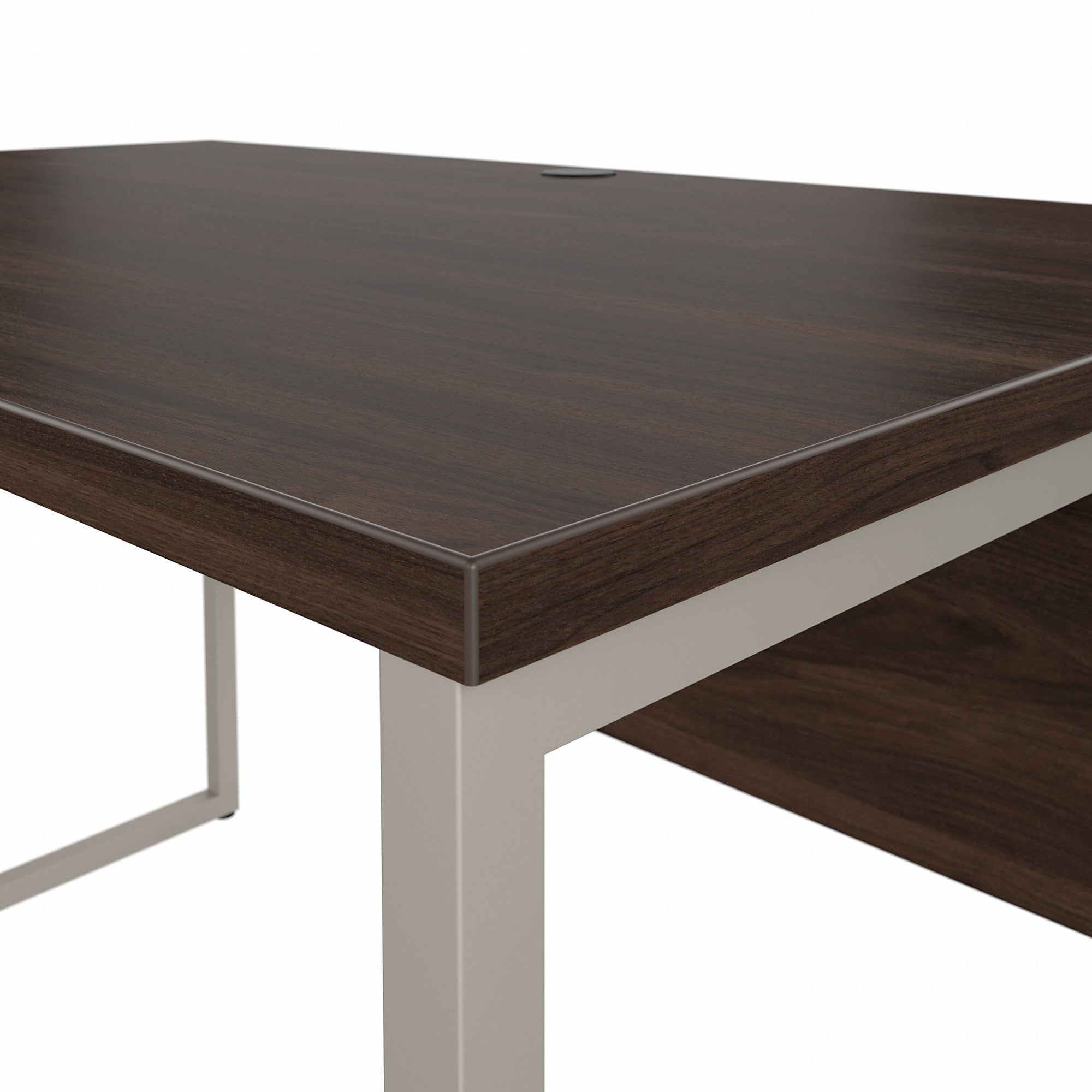 Bush Business Furniture Hybrid 48W x 30D Computer Table Desk with Metal Legs