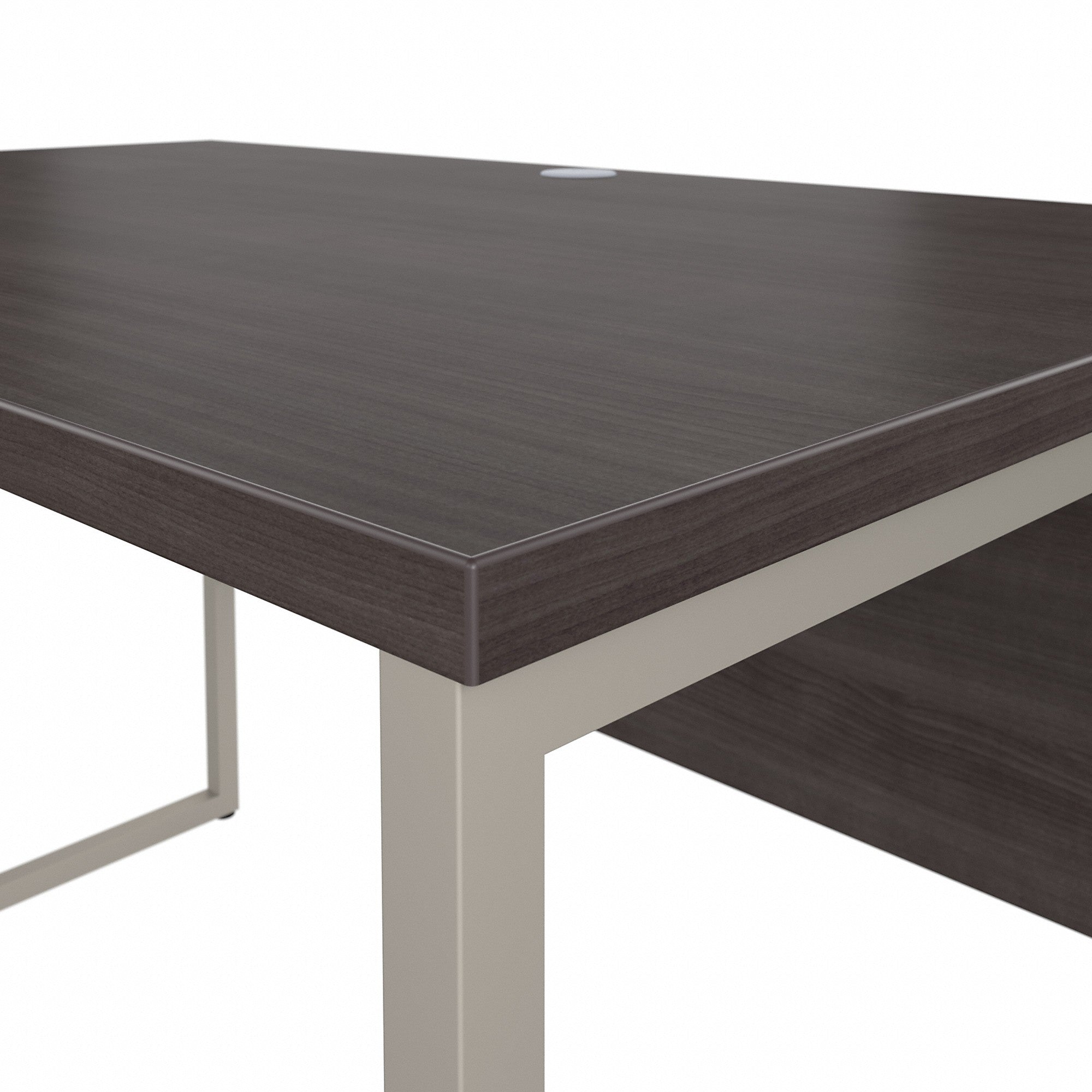 Bush Business Furniture Hybrid 48W x 30D Computer Table Desk with Metal Legs