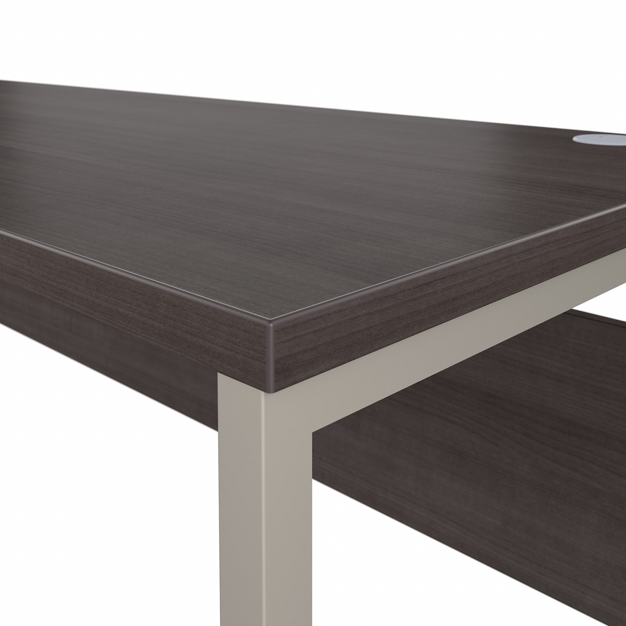 Bush Business Furniture Hybrid 60W x 24D Computer Table Desk with Metal Legs