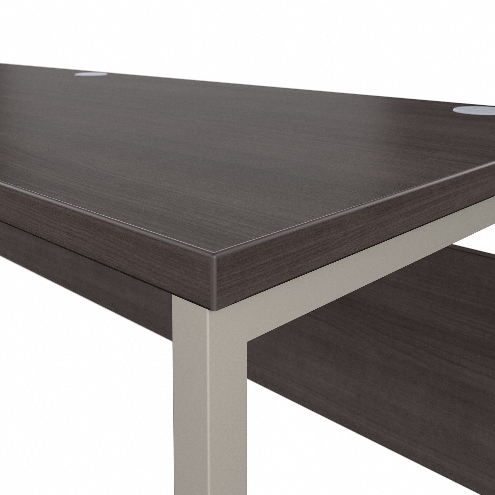 Bush Business Furniture Hybrid 72W x 24D Computer Table Desk with Metal Legs