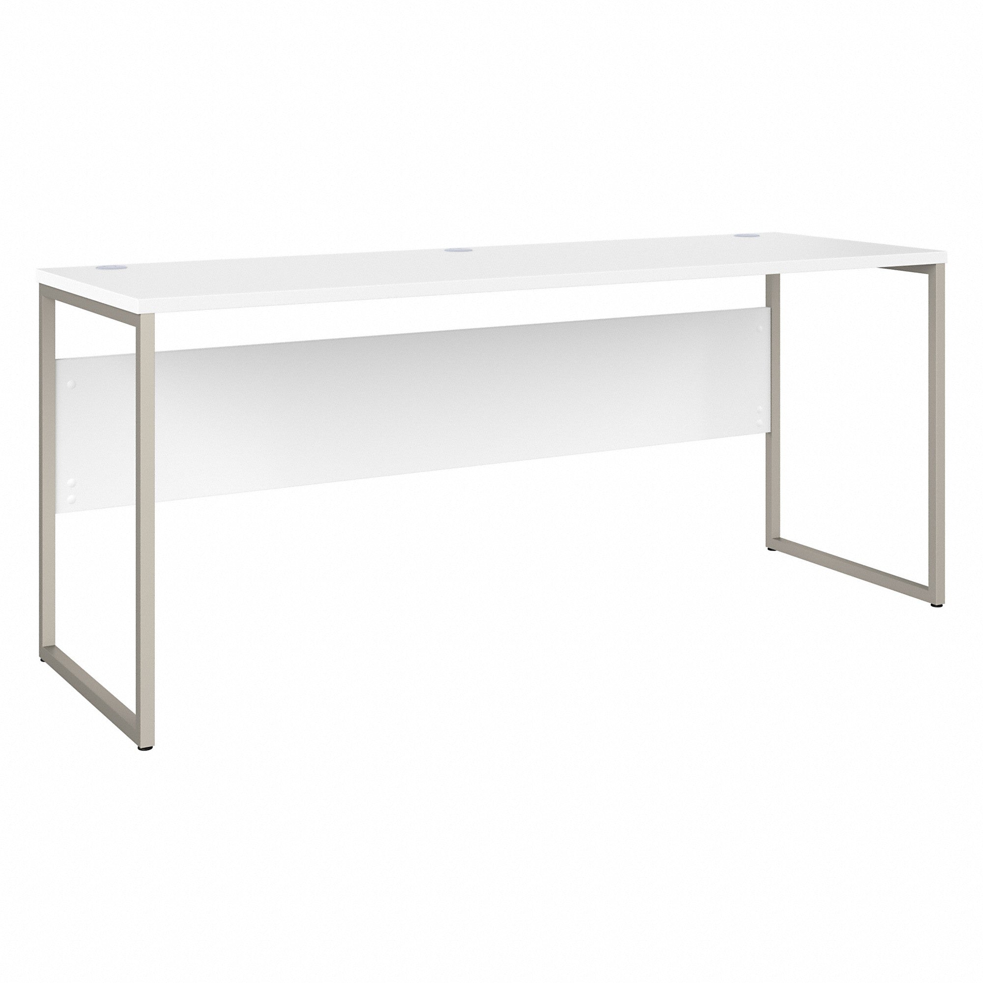 Bush Business Furniture Hybrid 72W x 24D Computer Table Desk with Metal Legs