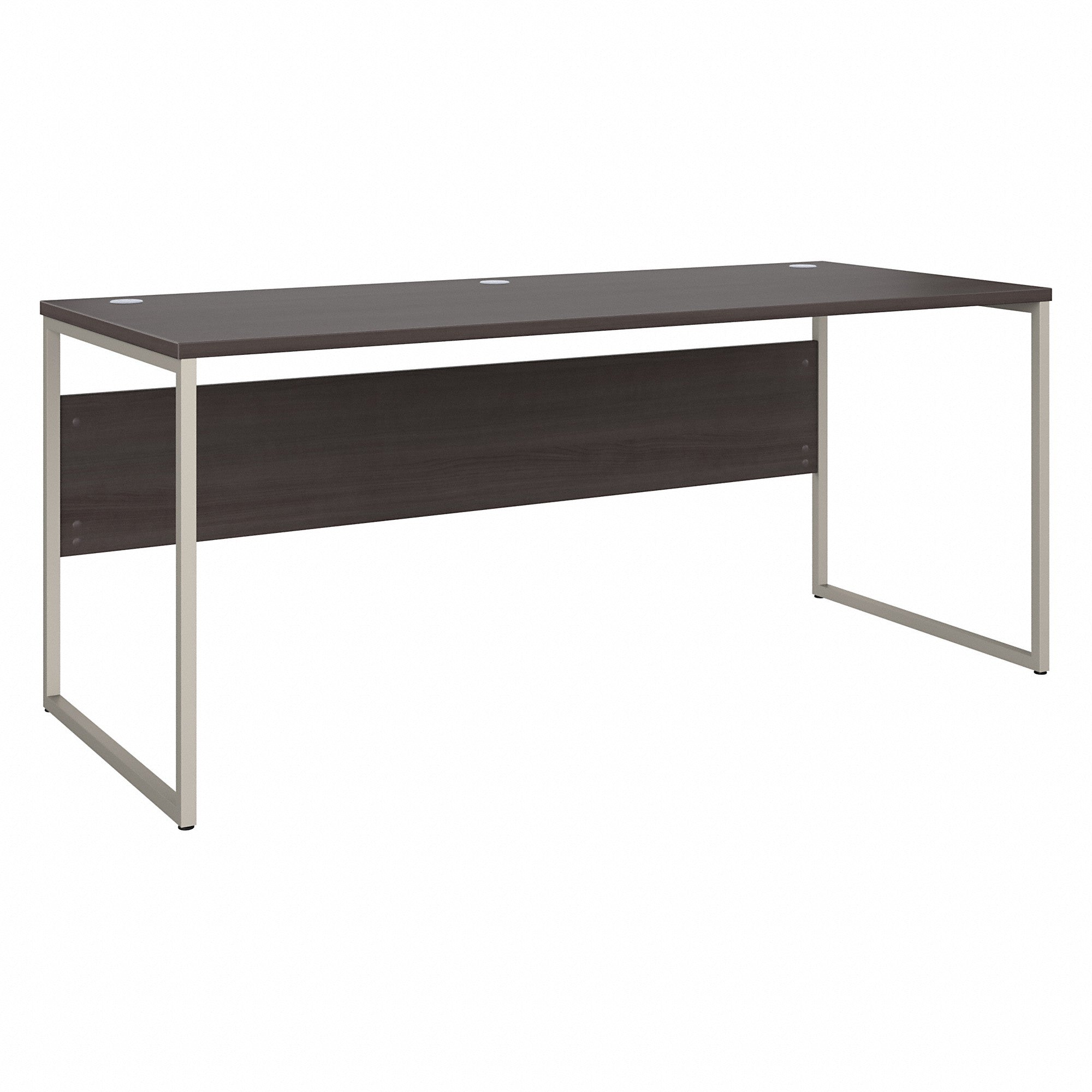 Bush Business Furniture Hybrid 72W x 30D Computer Table Desk with Metal Legs