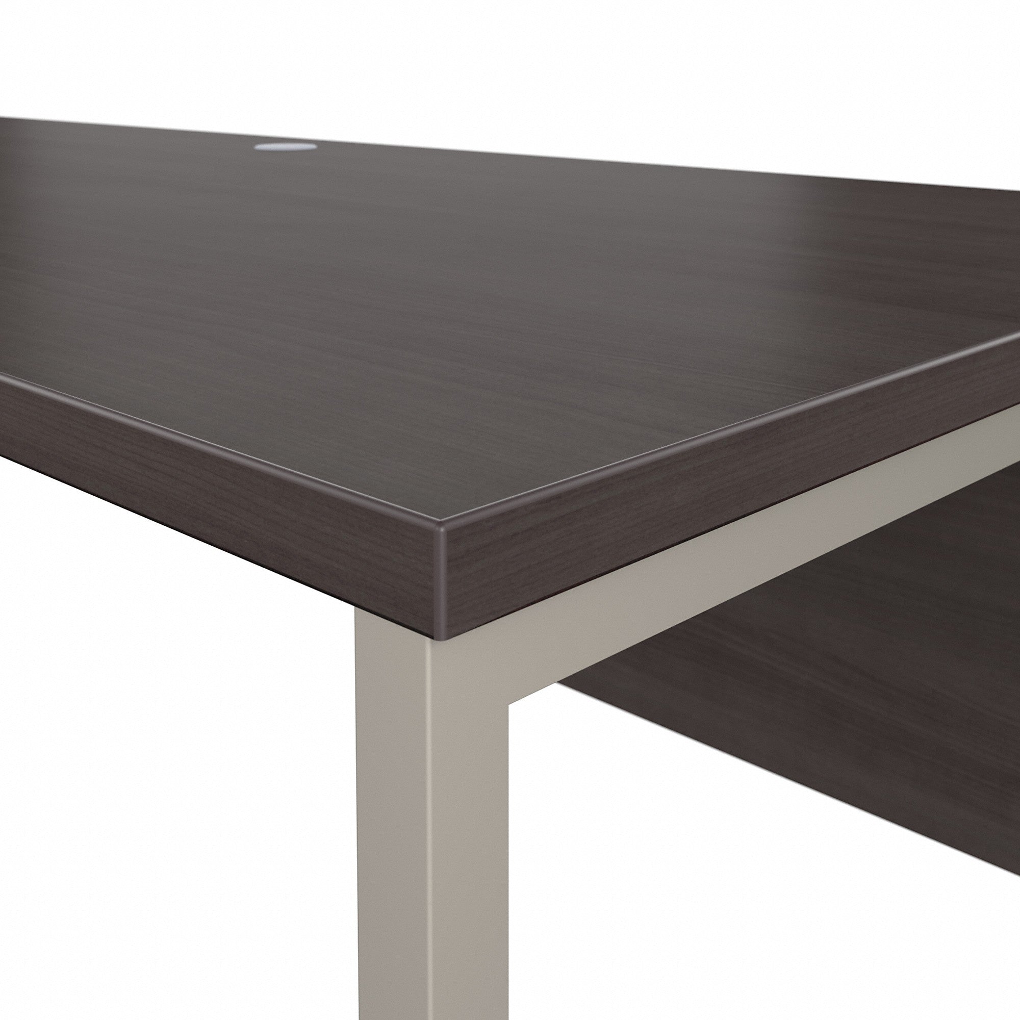 Bush Business Furniture Hybrid 72W x 30D Computer Table Desk with Metal Legs