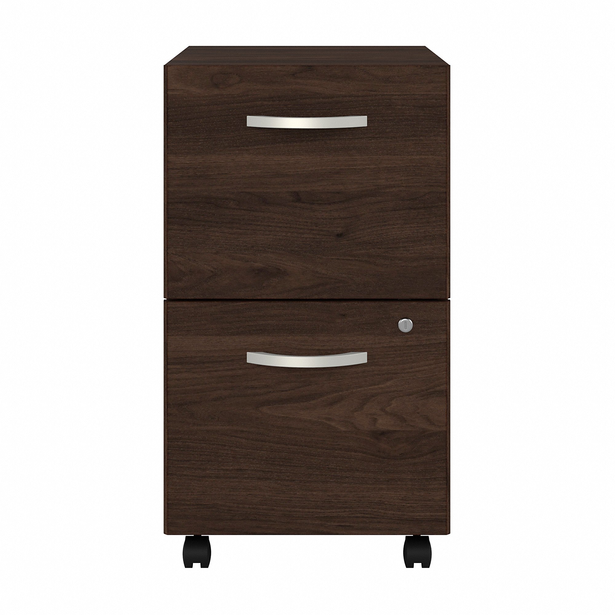 Bush Business Furniture Hybrid 2 Drawer Mobile File Cabinet - Assembled