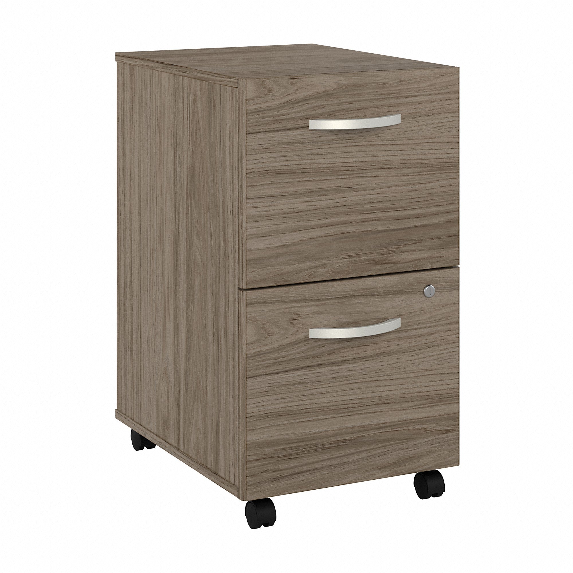 Bush Business Furniture Hybrid 2 Drawer Mobile File Cabinet - Assembled