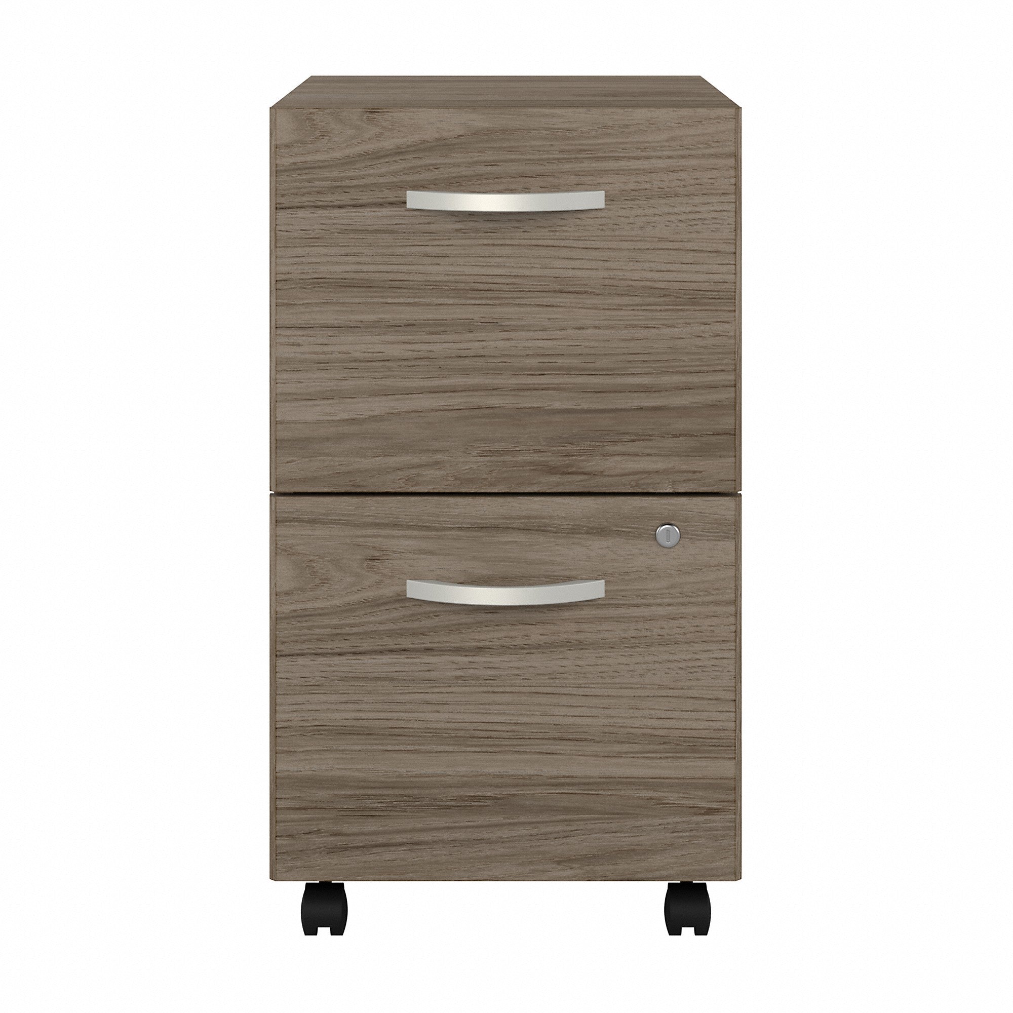 Bush Business Furniture Hybrid 2 Drawer Mobile File Cabinet - Assembled