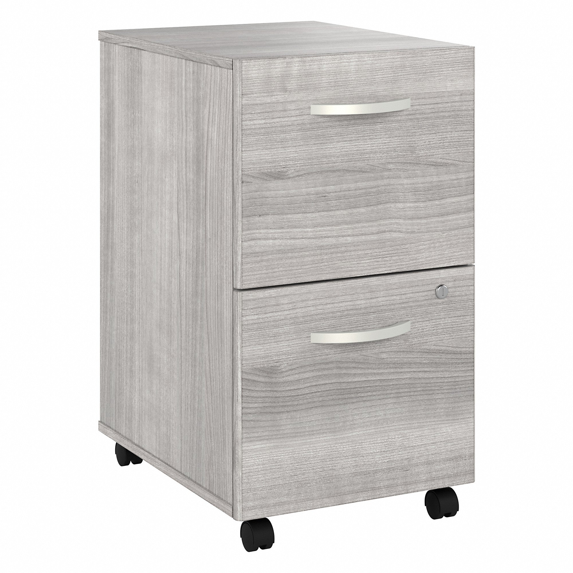 Bush Business Furniture Hybrid 2 Drawer Mobile File Cabinet - Assembled