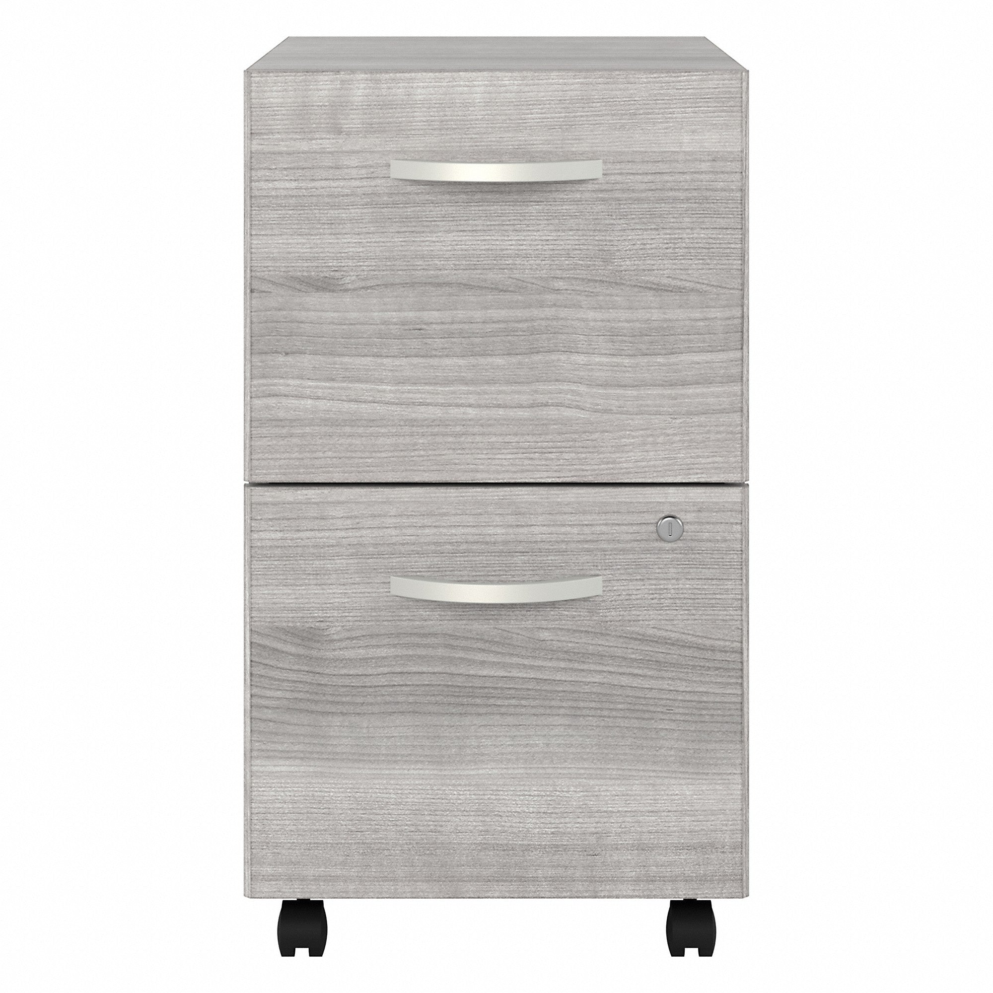 Bush Business Furniture Hybrid 2 Drawer Mobile File Cabinet - Assembled