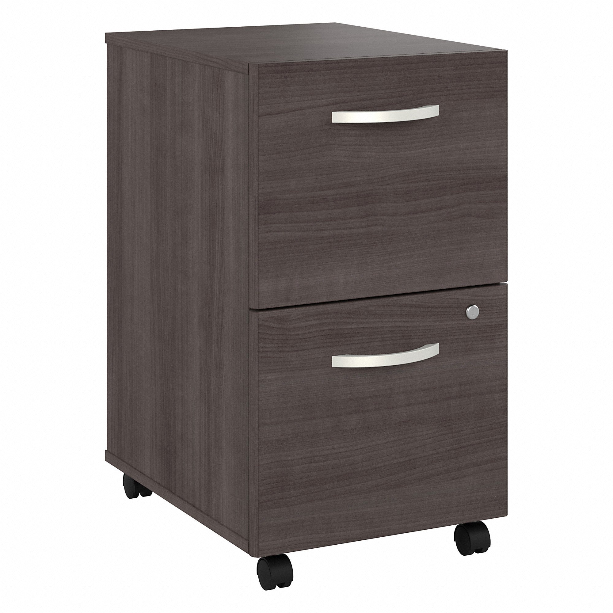 Bush Business Furniture Hybrid 2 Drawer Mobile File Cabinet - Assembled