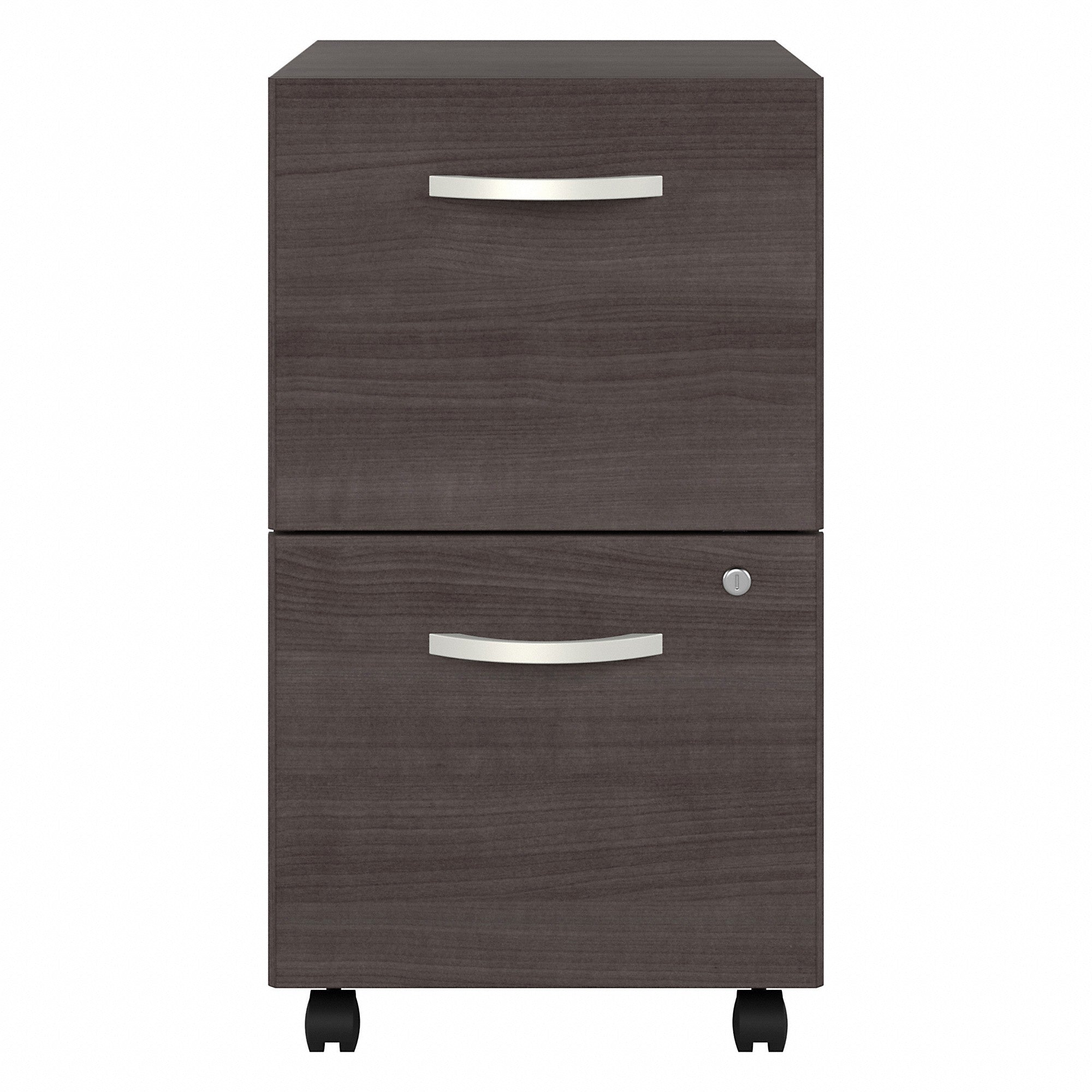 Bush Business Furniture Hybrid 2 Drawer Mobile File Cabinet - Assembled