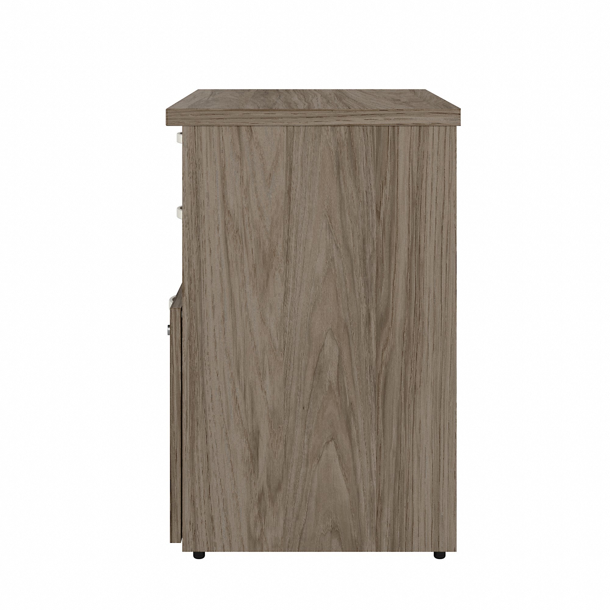 Bush Business Furniture Hybrid Office Storage Cabinet with Drawers and Shelves