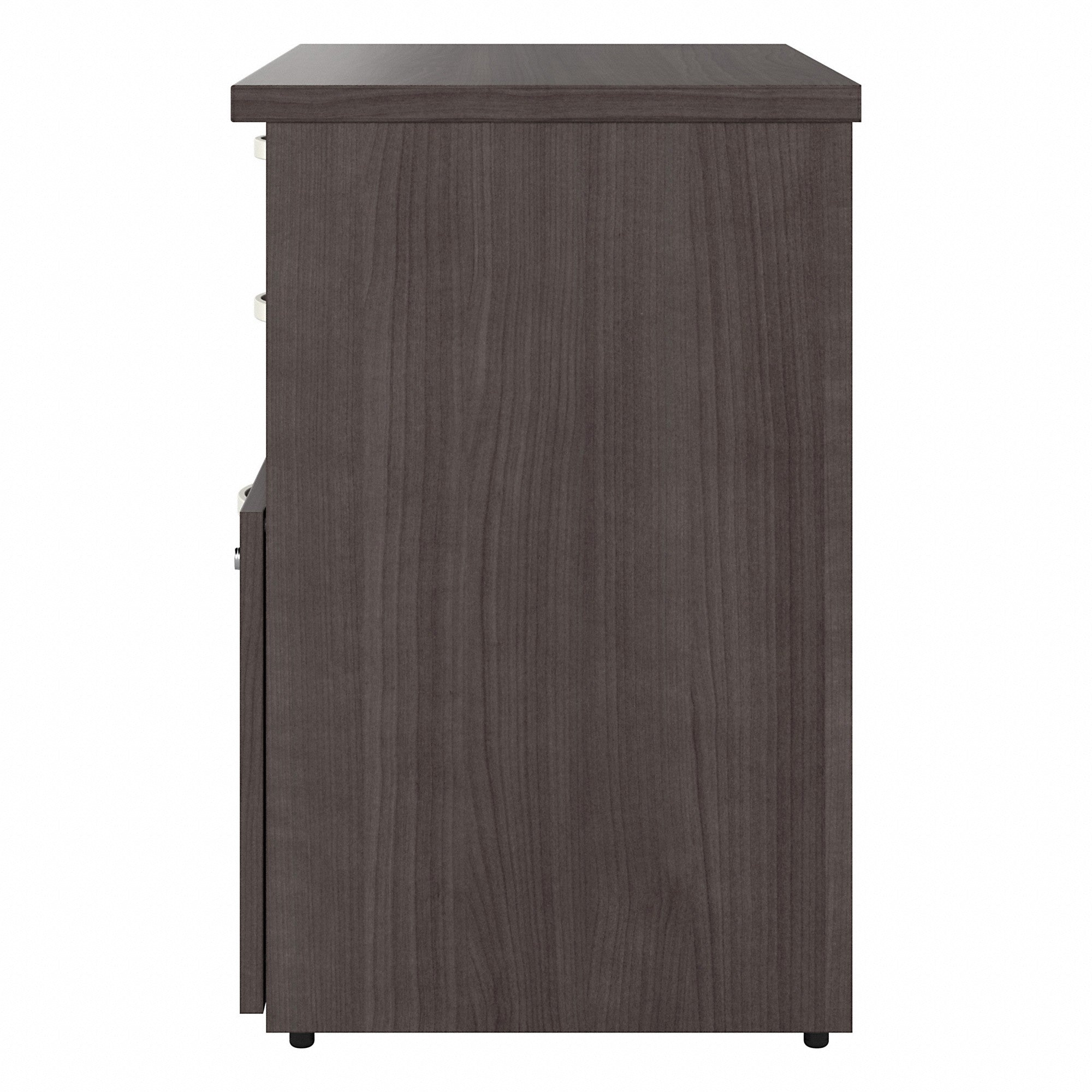 Bush Business Furniture Hybrid Office Storage Cabinet with Drawers and Shelves