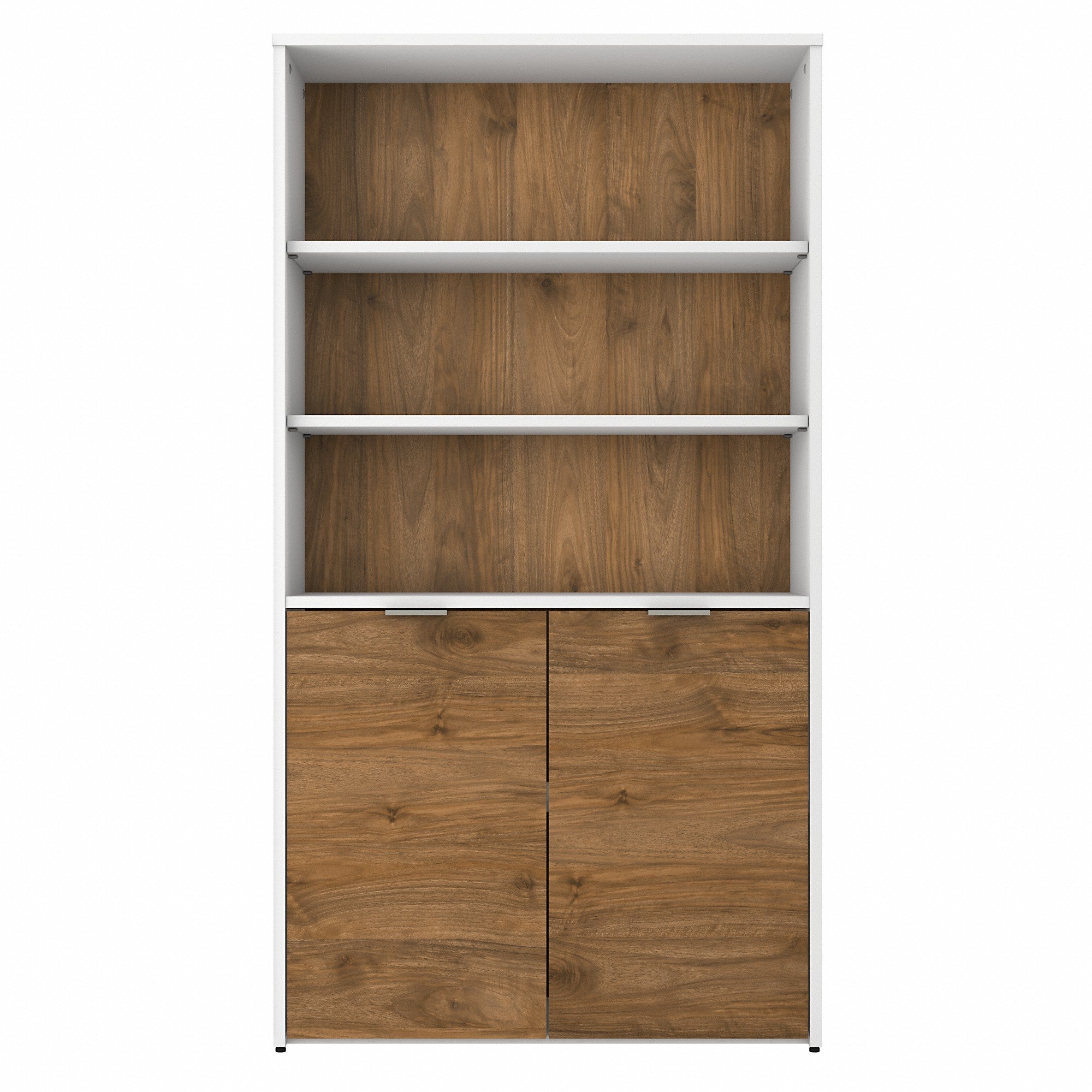 Bush Business Furniture Jamestown 5 Shelf Bookcase with Doors