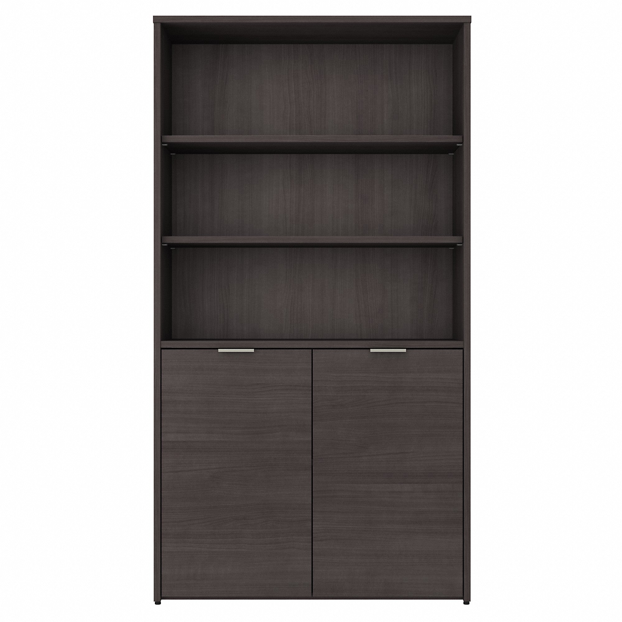 Bush Business Furniture Jamestown 5 Shelf Bookcase with Doors