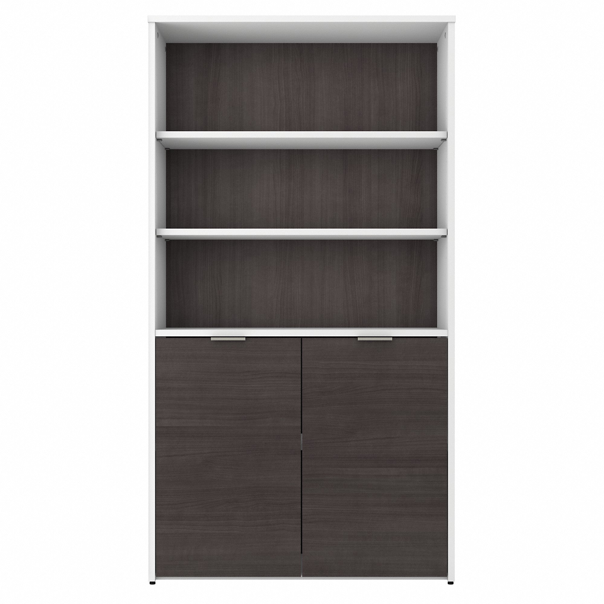 Bush Business Furniture Jamestown 5 Shelf Bookcase with Doors