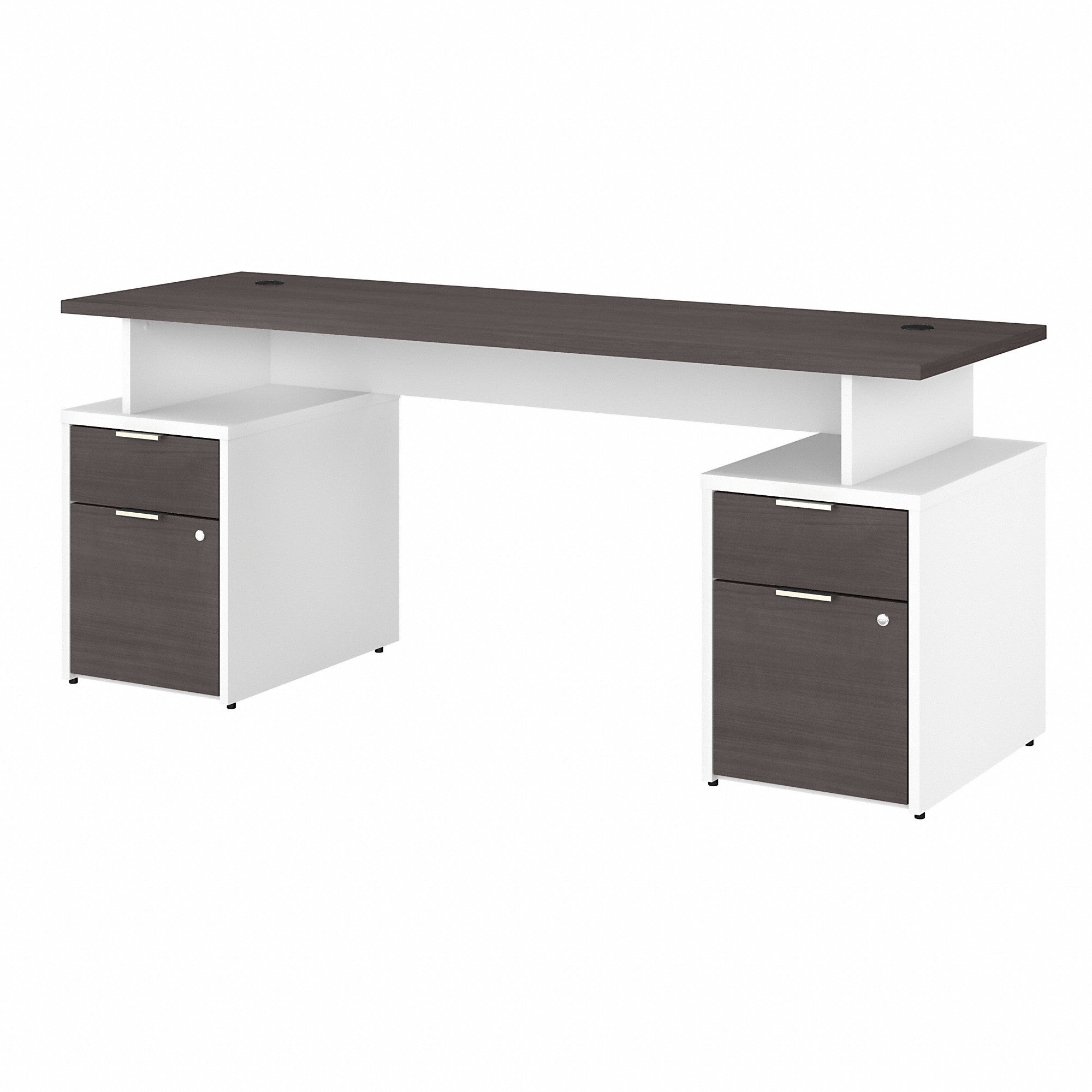 Bush Business Furniture Jamestown 72W Desk with 4 Drawers