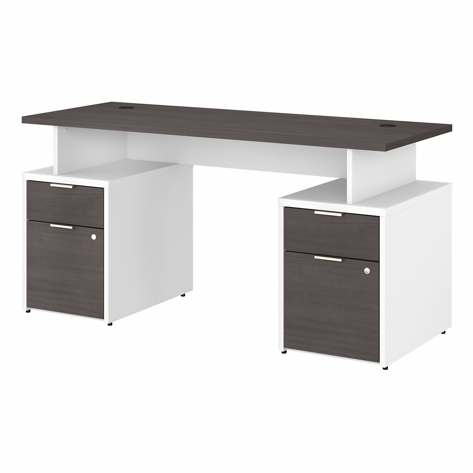 Bush Business Furniture Jamestown 60W Desk with 4 Drawers