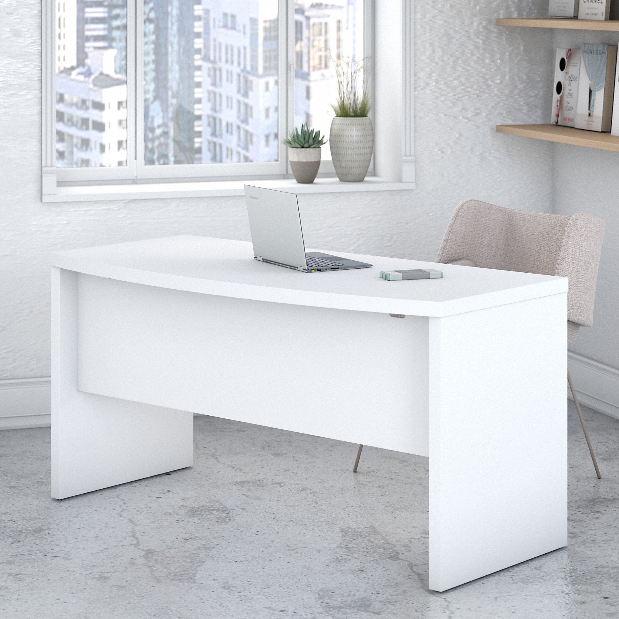 Office by kathy ireland® Echo 60W Bow Front Desk