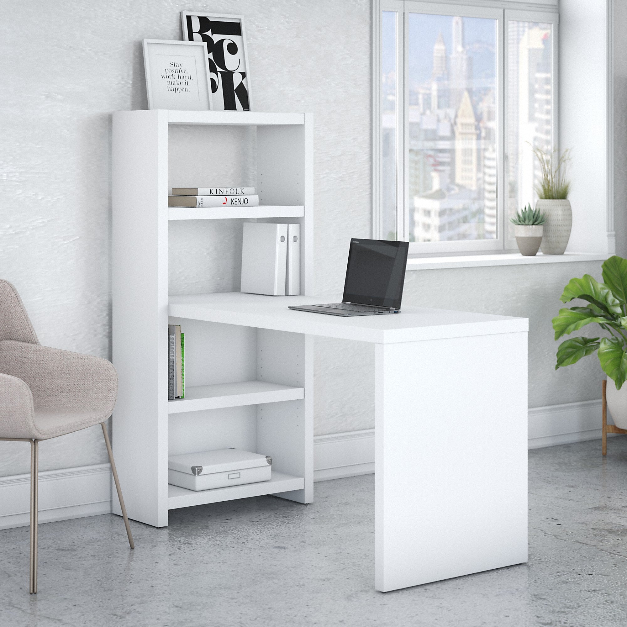 Office by kathy ireland® Echo 56W Bookcase Desk