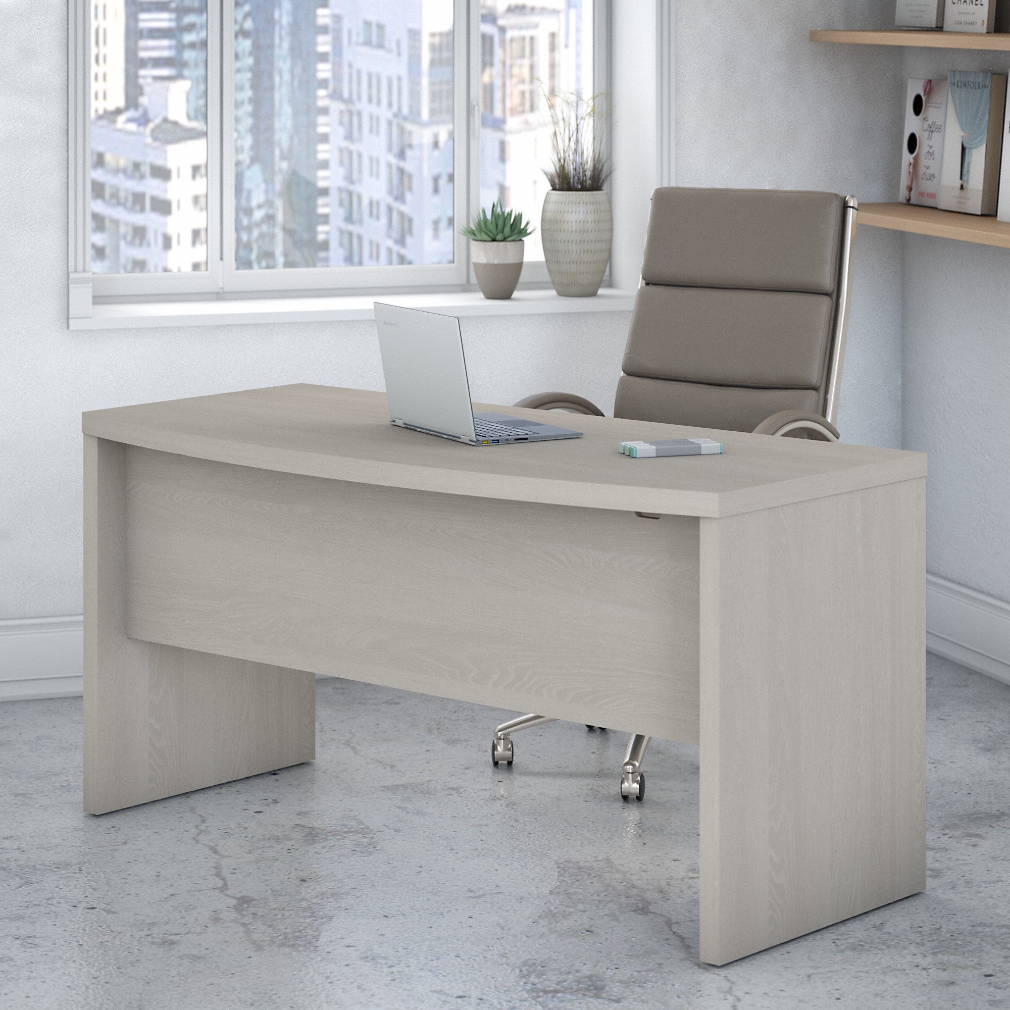 Office by kathy ireland® Echo 60W Bow Front Desk