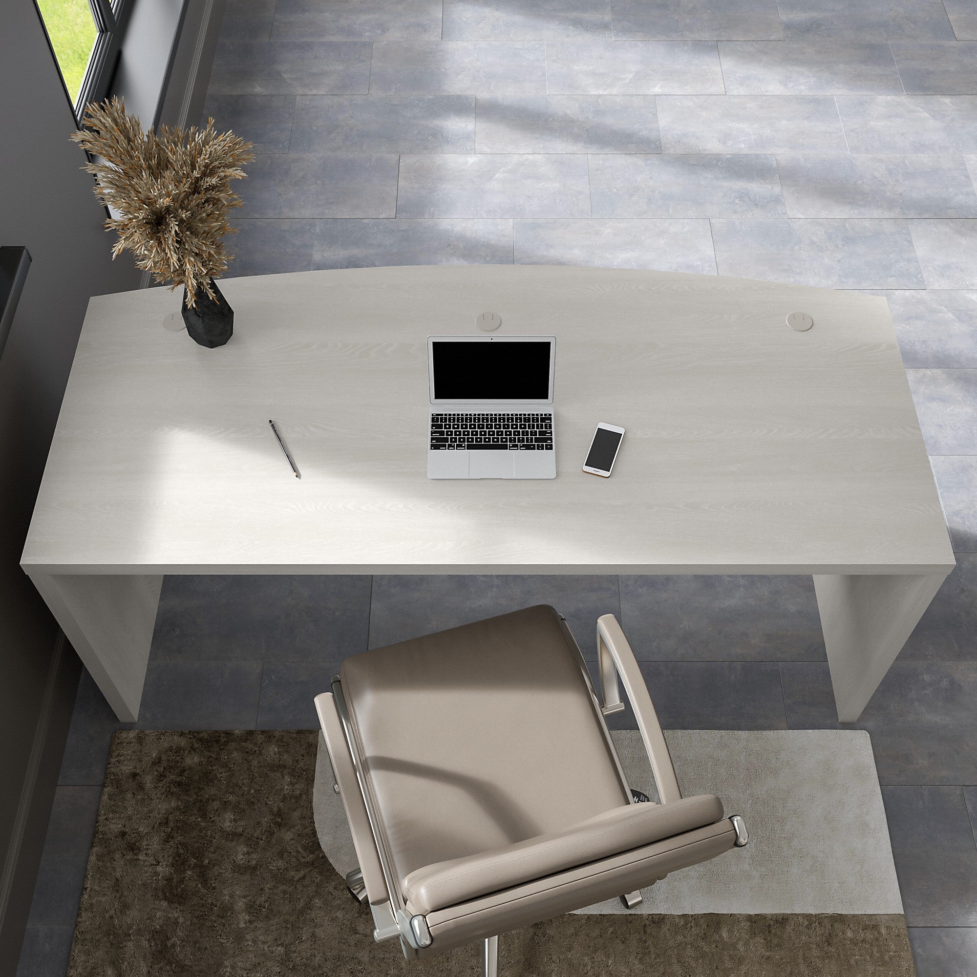 Office by kathy ireland® Echo 72W Bow Front Desk