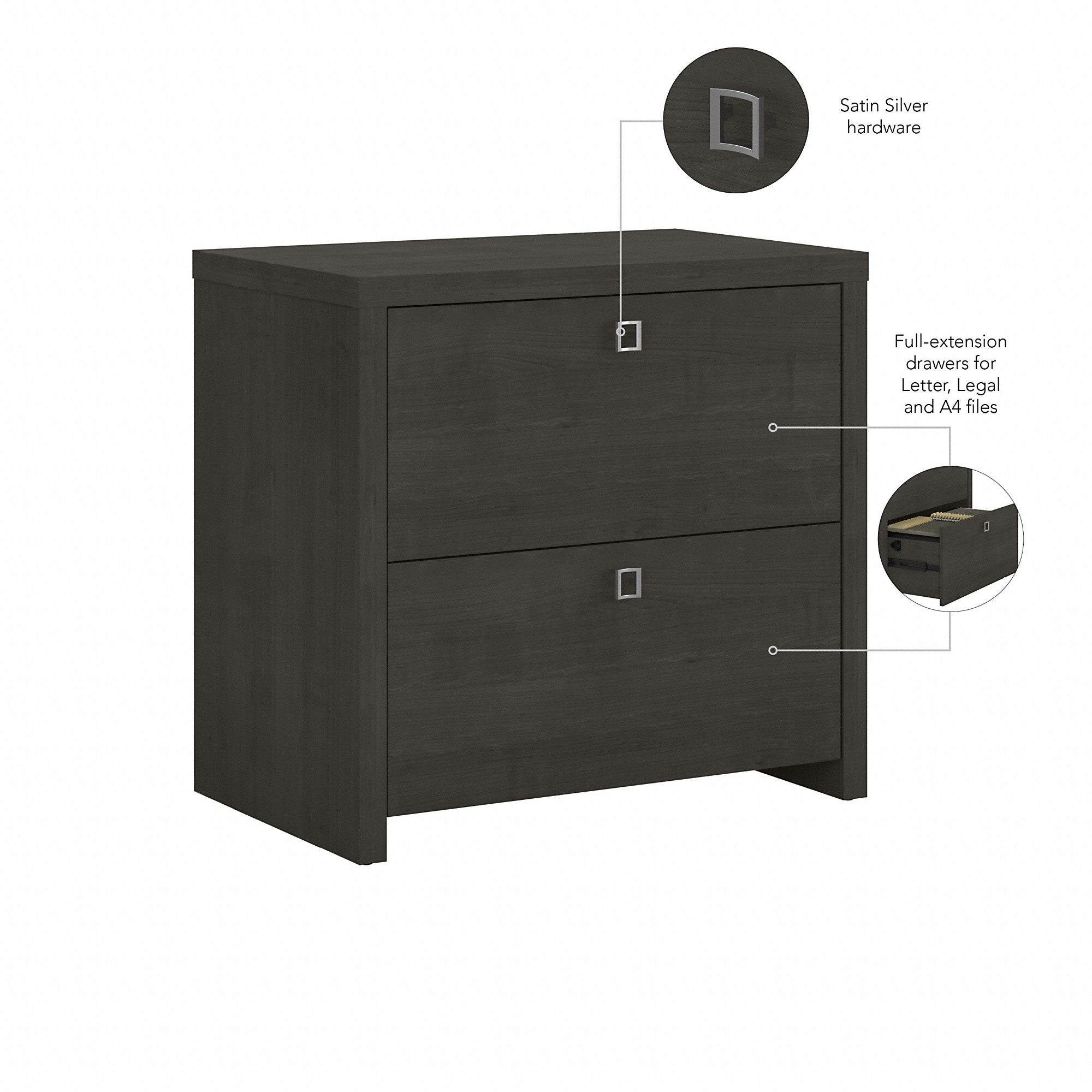 Office by kathy ireland® Echo 2 Drawer Lateral File Cabinet