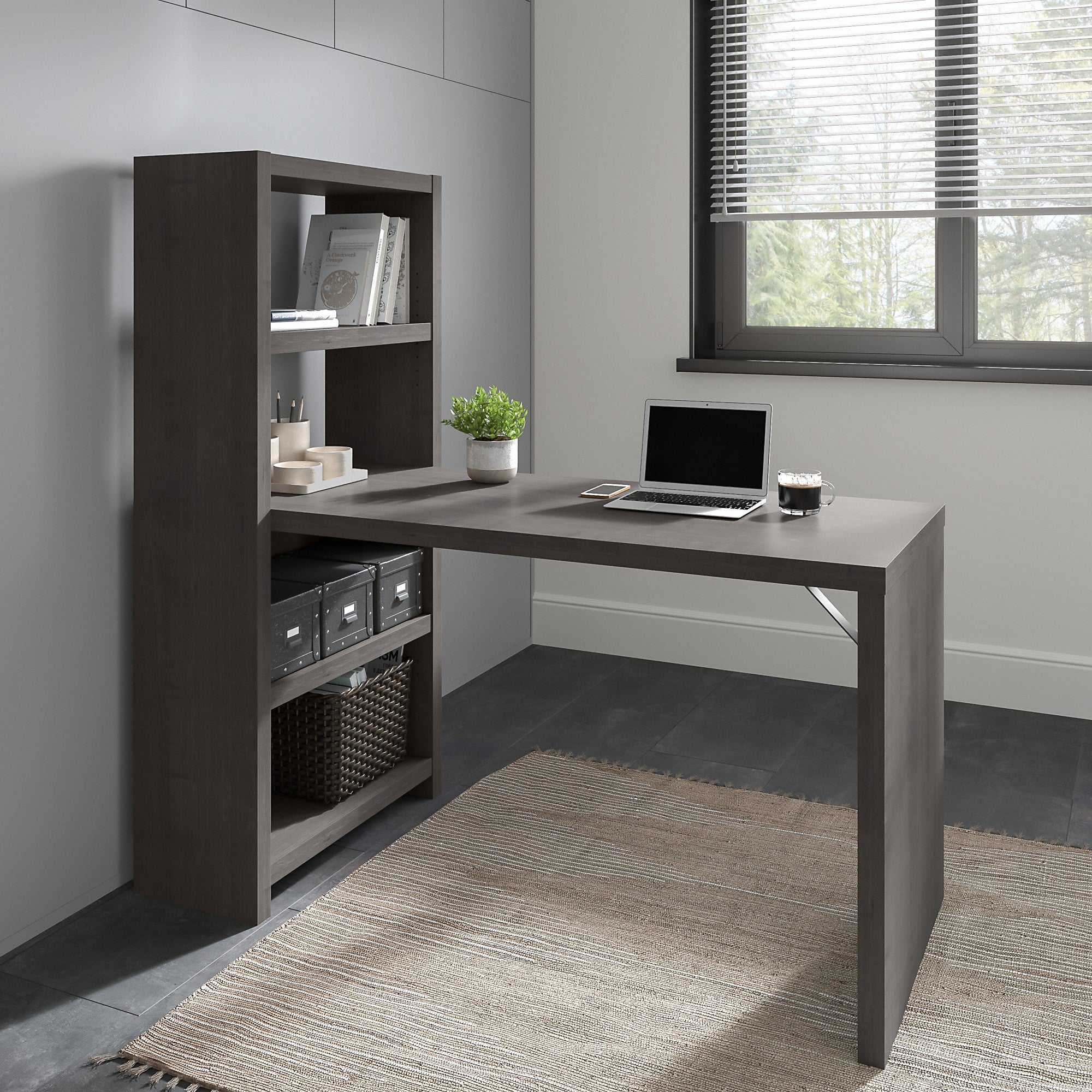 Office by kathy ireland® Echo 56W Bookcase Desk