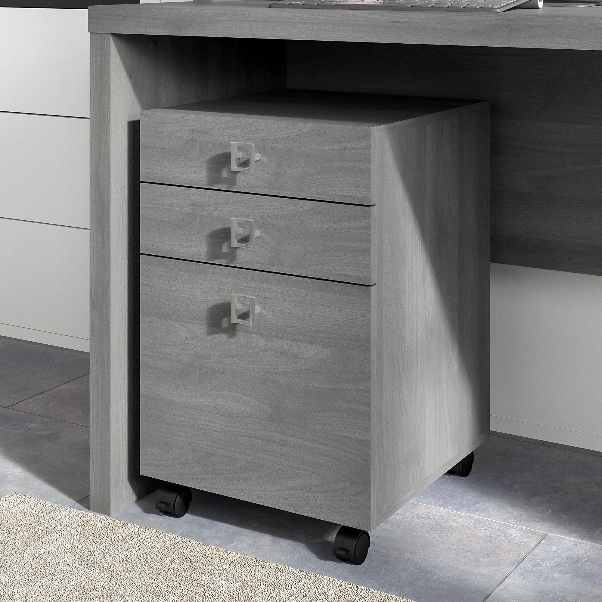 Office by kathy ireland® Echo 3 Drawer Mobile File Cabinet