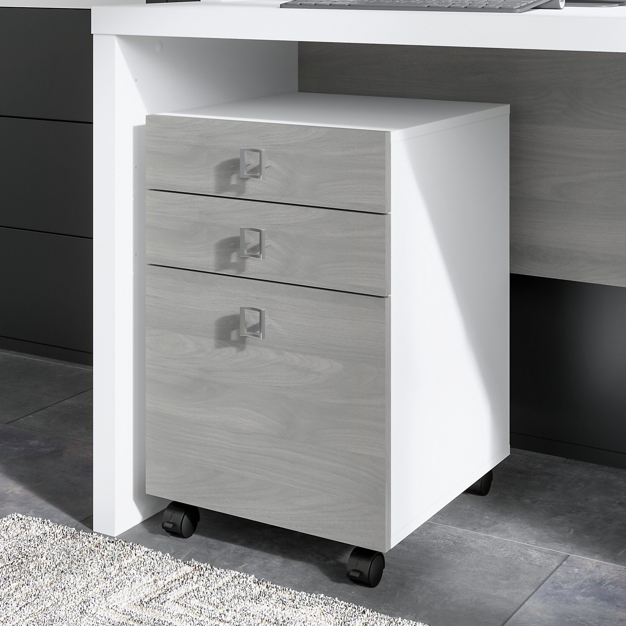 Office by kathy ireland® Echo 3 Drawer Mobile File Cabinet