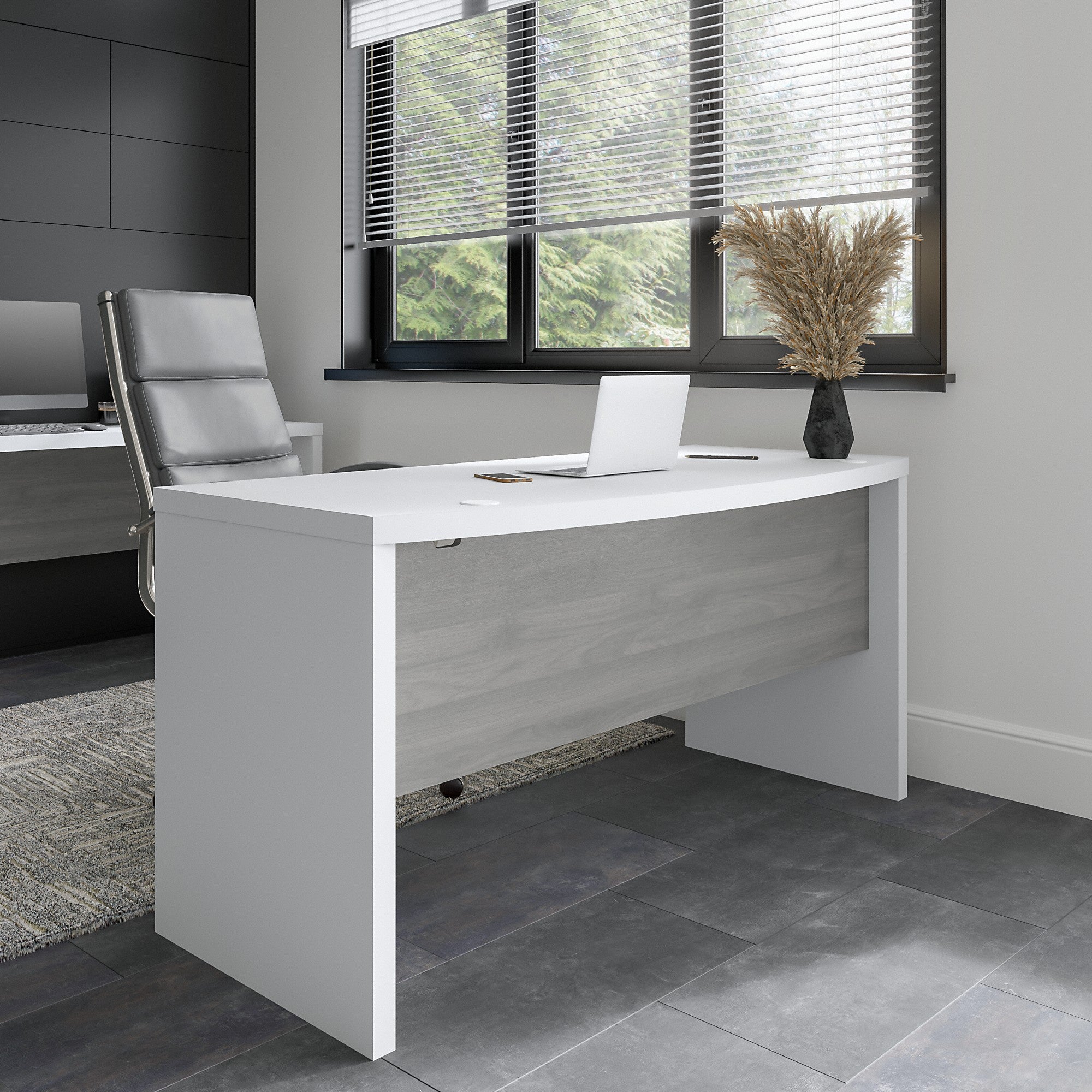 Office by kathy ireland® Echo 60W Bow Front Desk