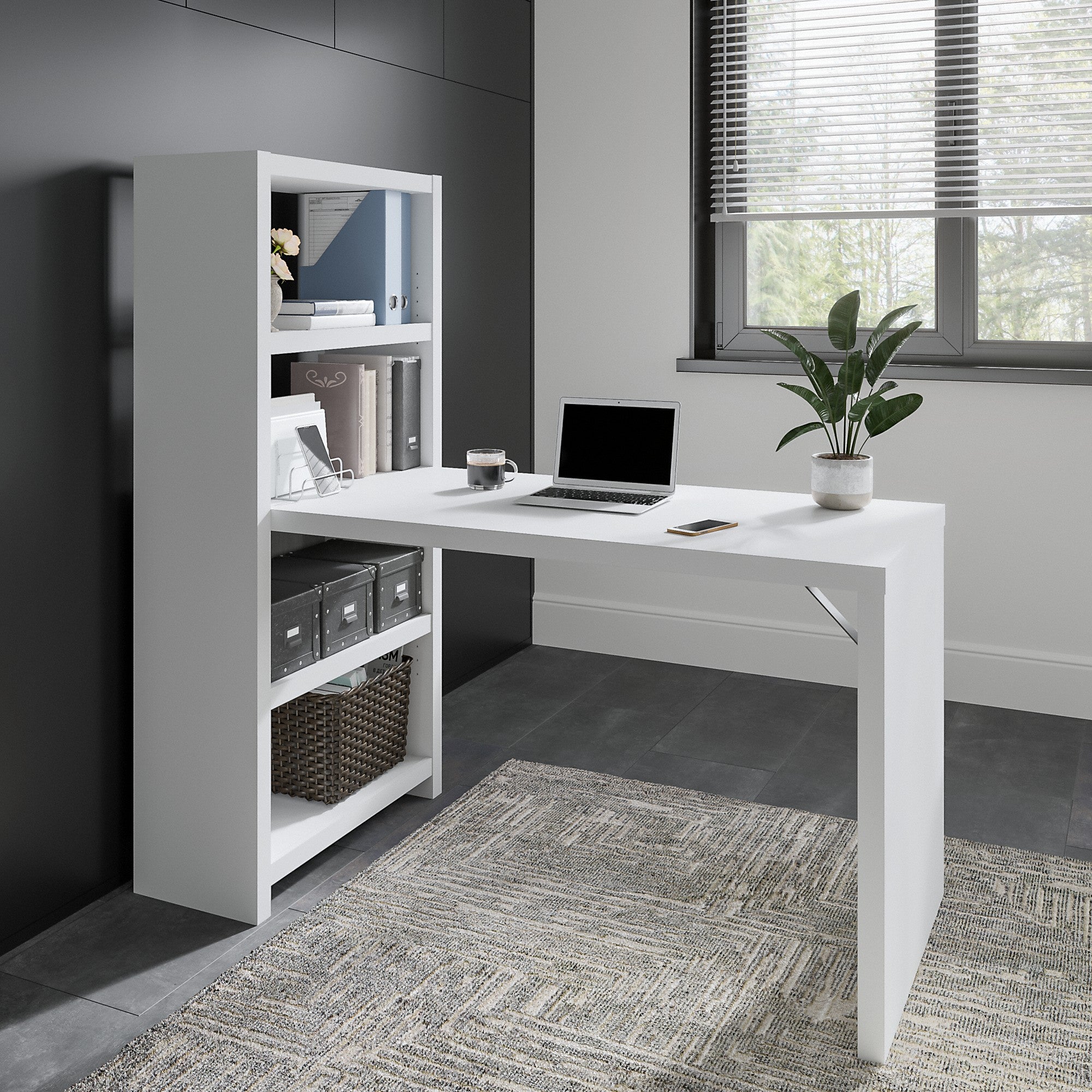 Office by kathy ireland® Echo 56W Bookcase Desk