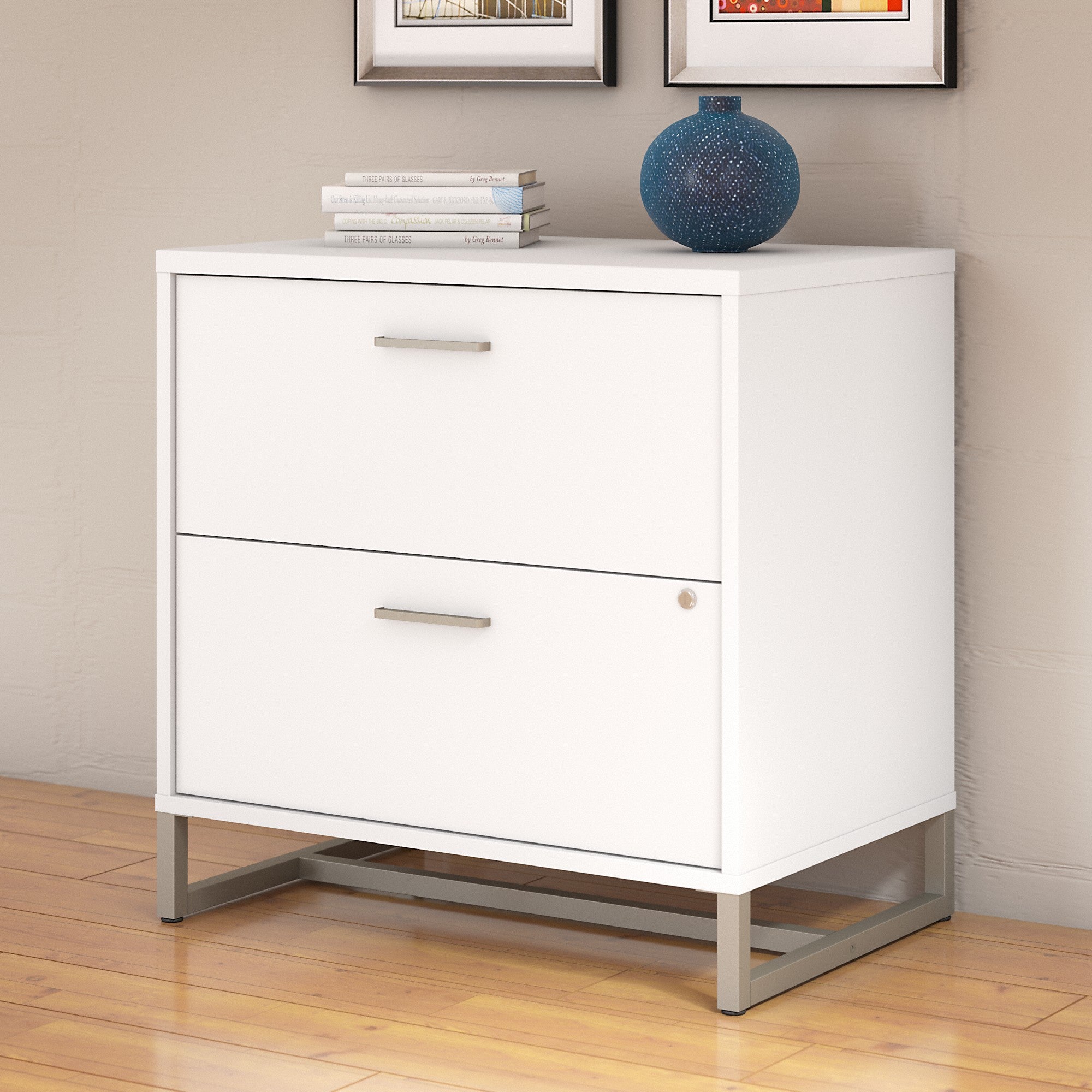 Office by kathy ireland® Method 2 Drawer Lateral File Cabinet - Assembled