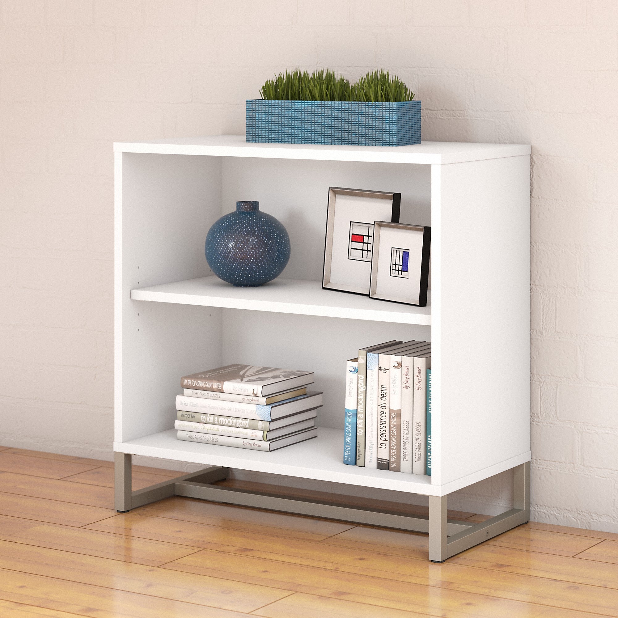 Office by kathy ireland® Method 2 Shelf Bookcase Cabinet