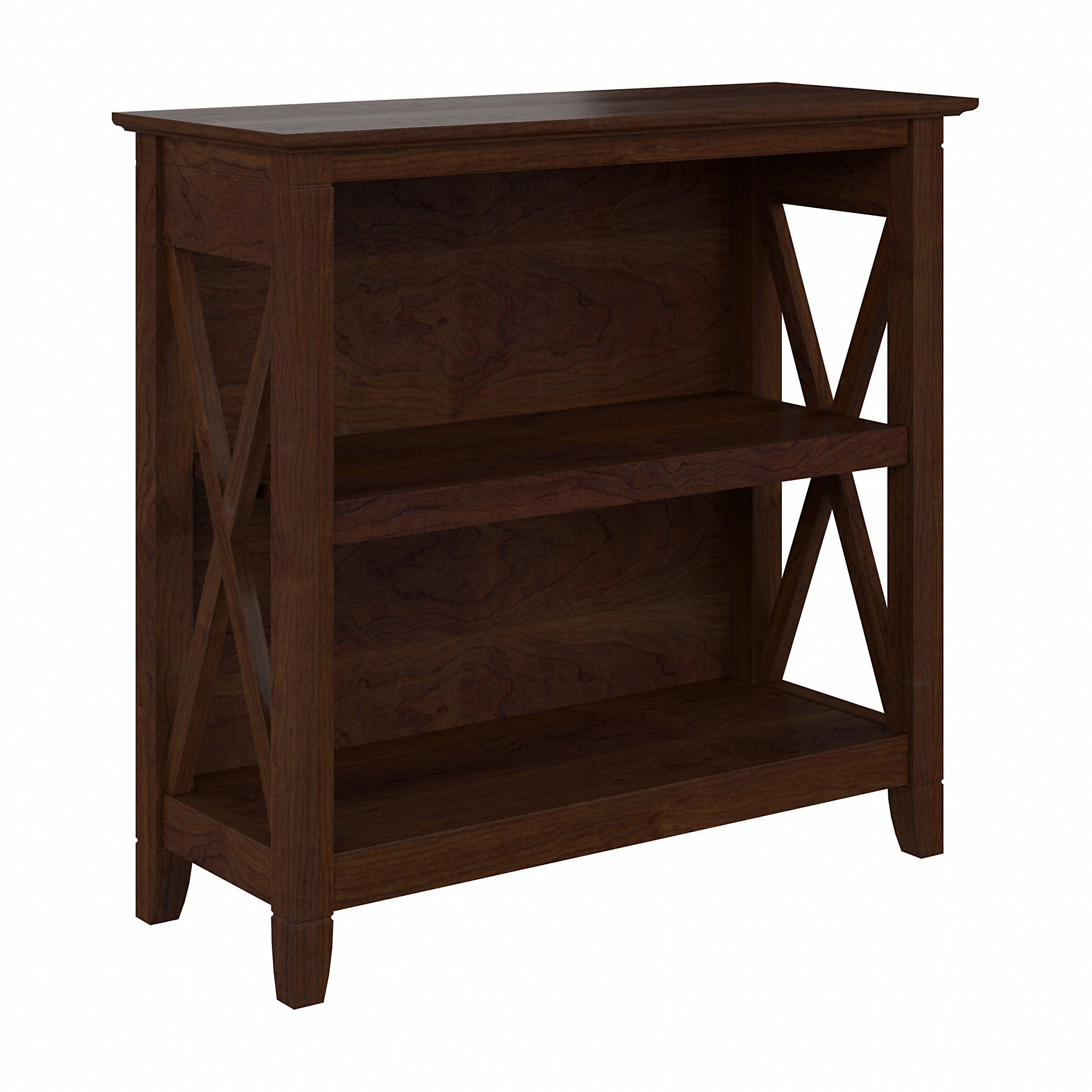 Bush Furniture Key West Small 2 Shelf Bookcase