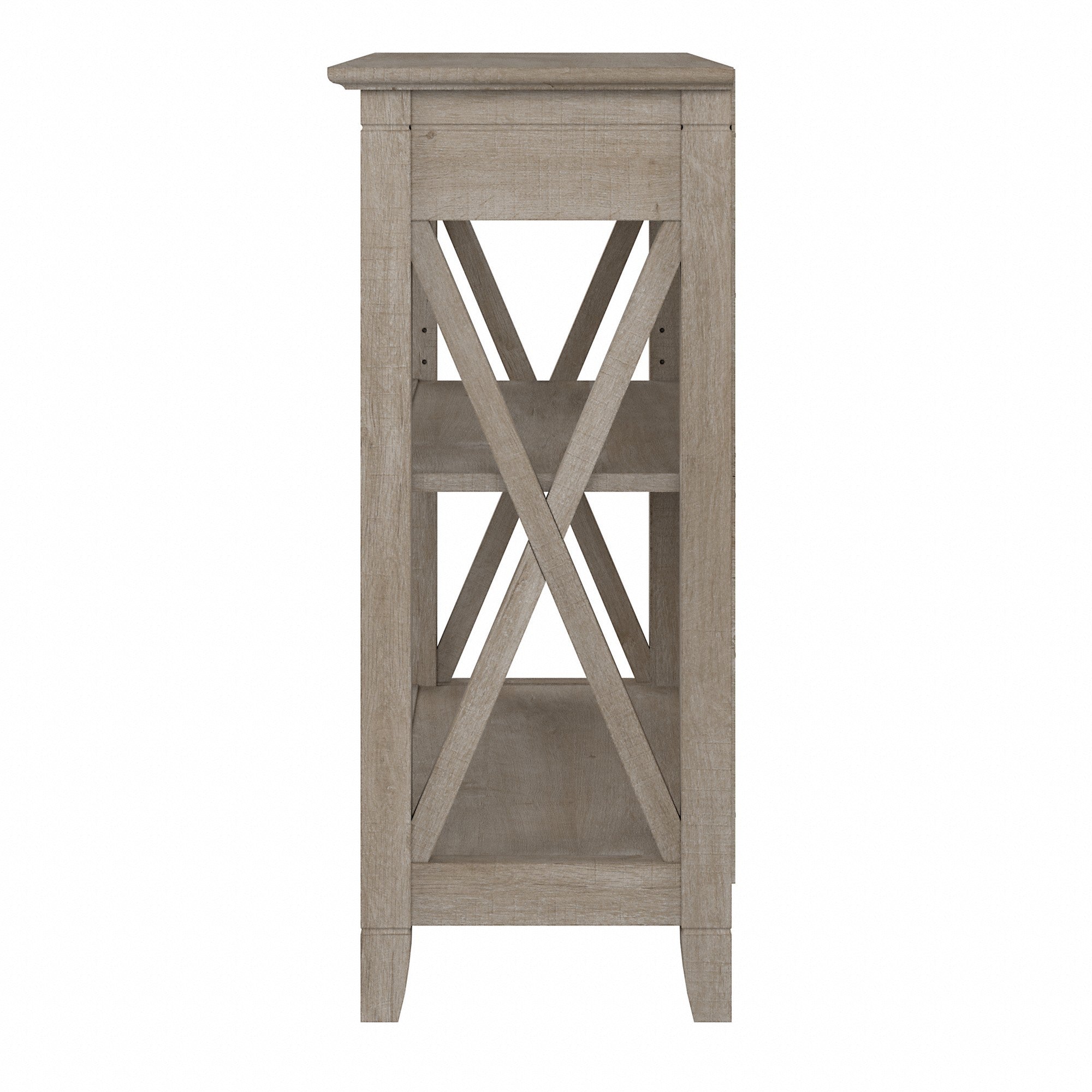 Bush Furniture Key West Small 2 Shelf Bookcase