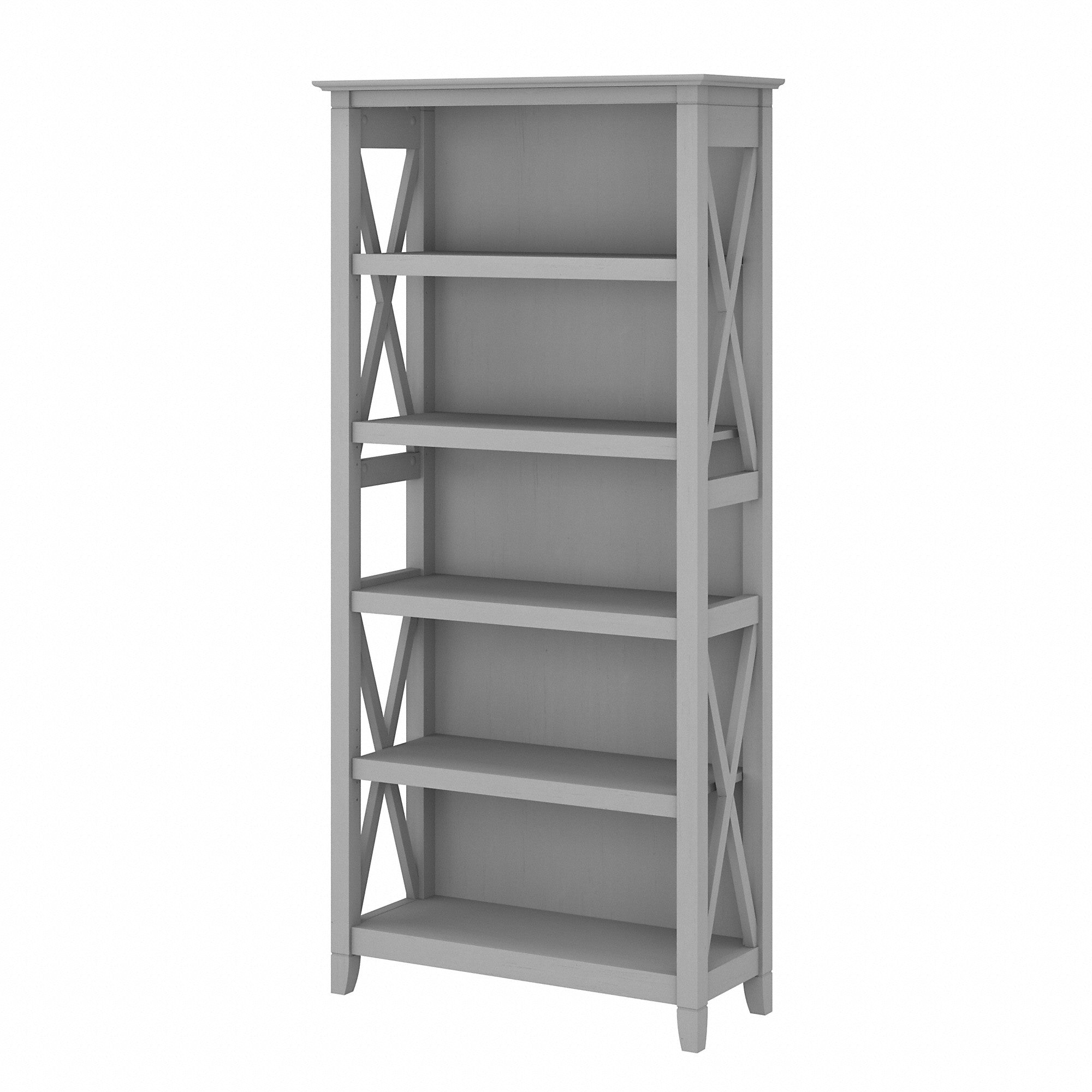 Bush Furniture Key West Tall 5 Shelf Bookcase