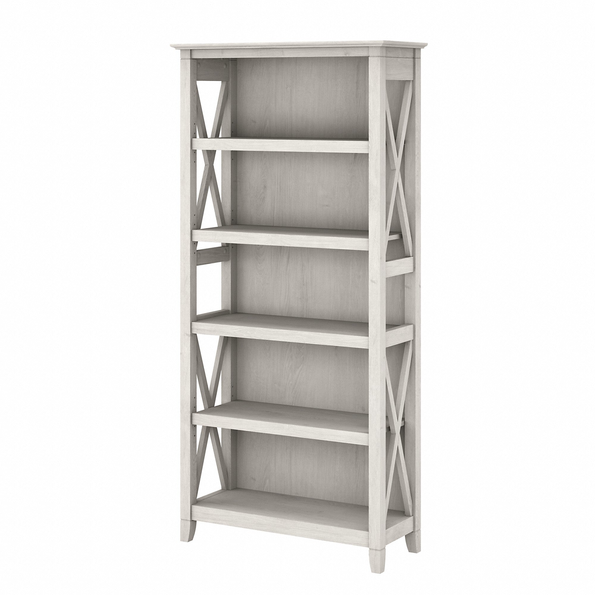 Bush Furniture Key West Tall 5 Shelf Bookcase