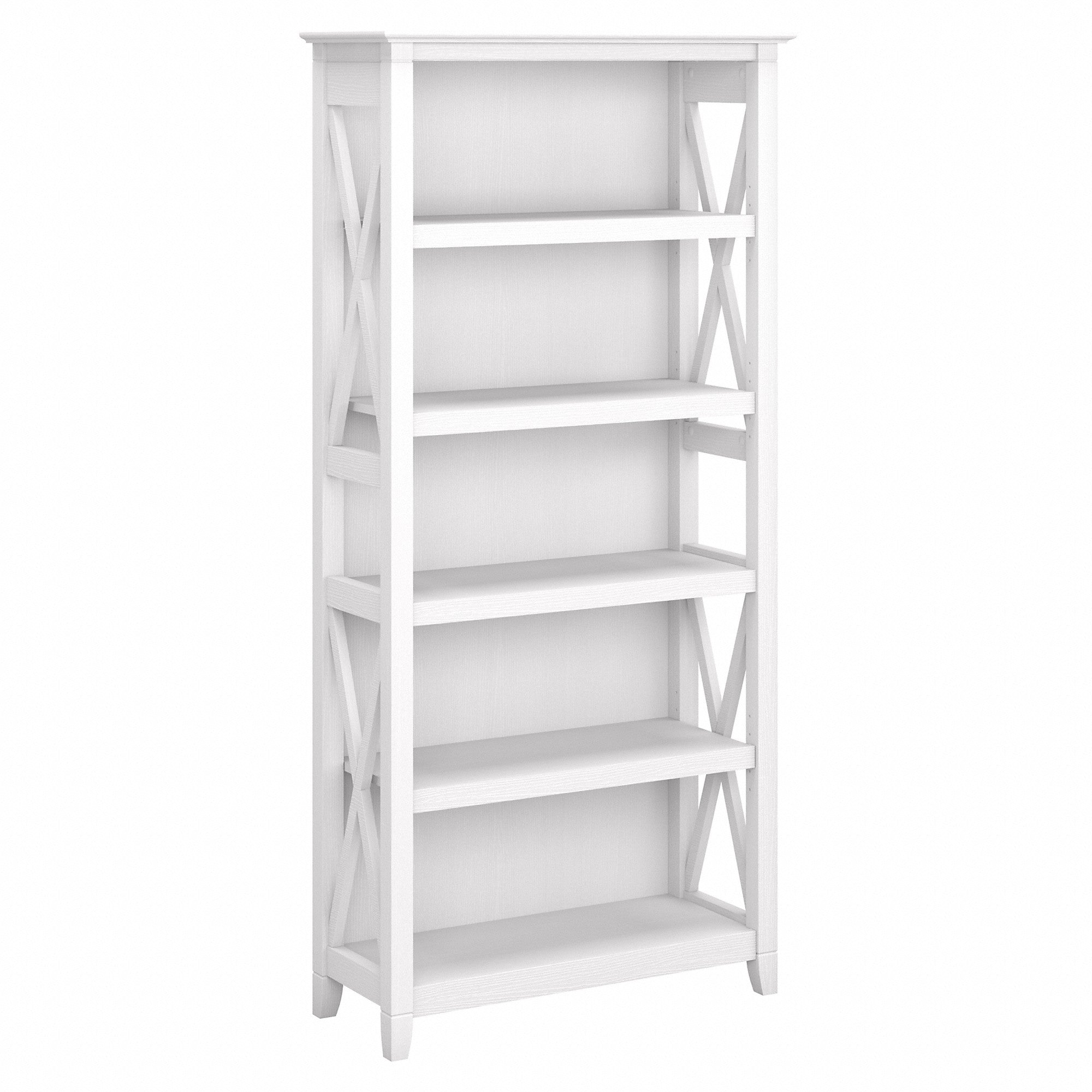 Bush Furniture Key West Tall 5 Shelf Bookcase