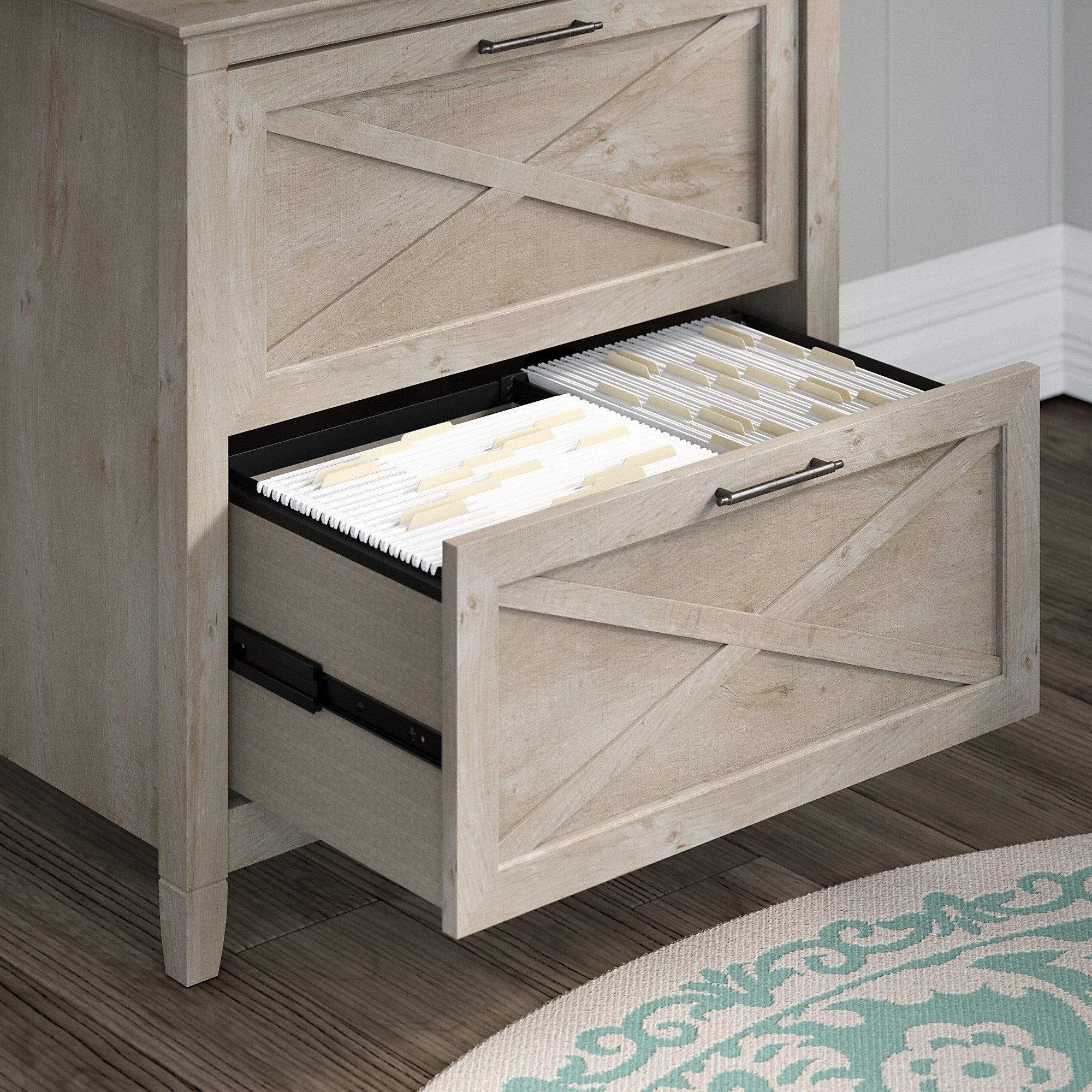 Bush Furniture Key West 2 Drawer Lateral File Cabinet