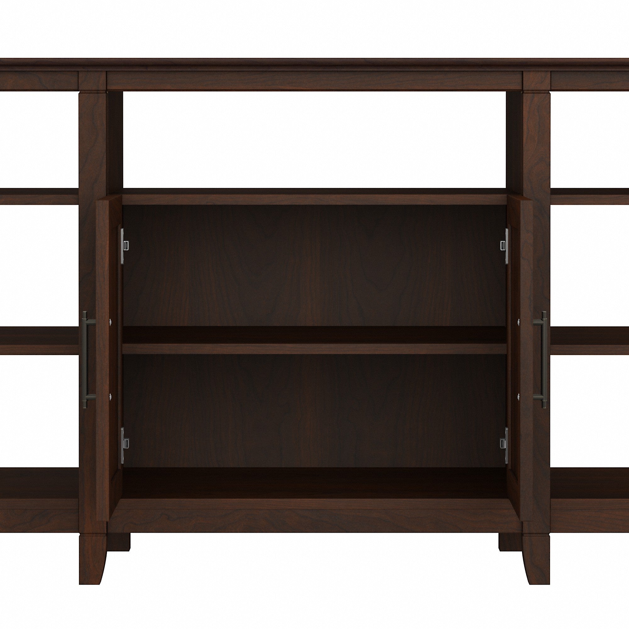 Bush Furniture Key West Tall TV Stand with Set of 2 Bookcases