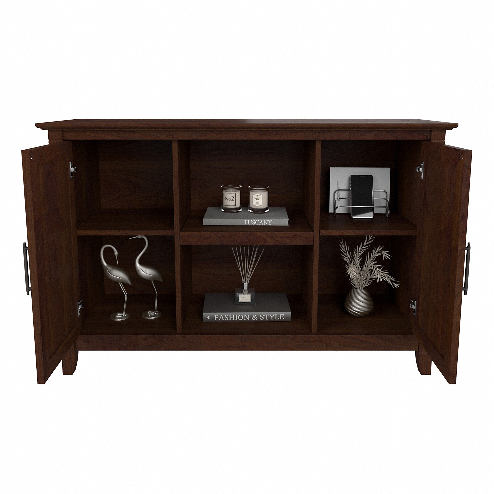 Bush Furniture Key West Accent Cabinet with Doors