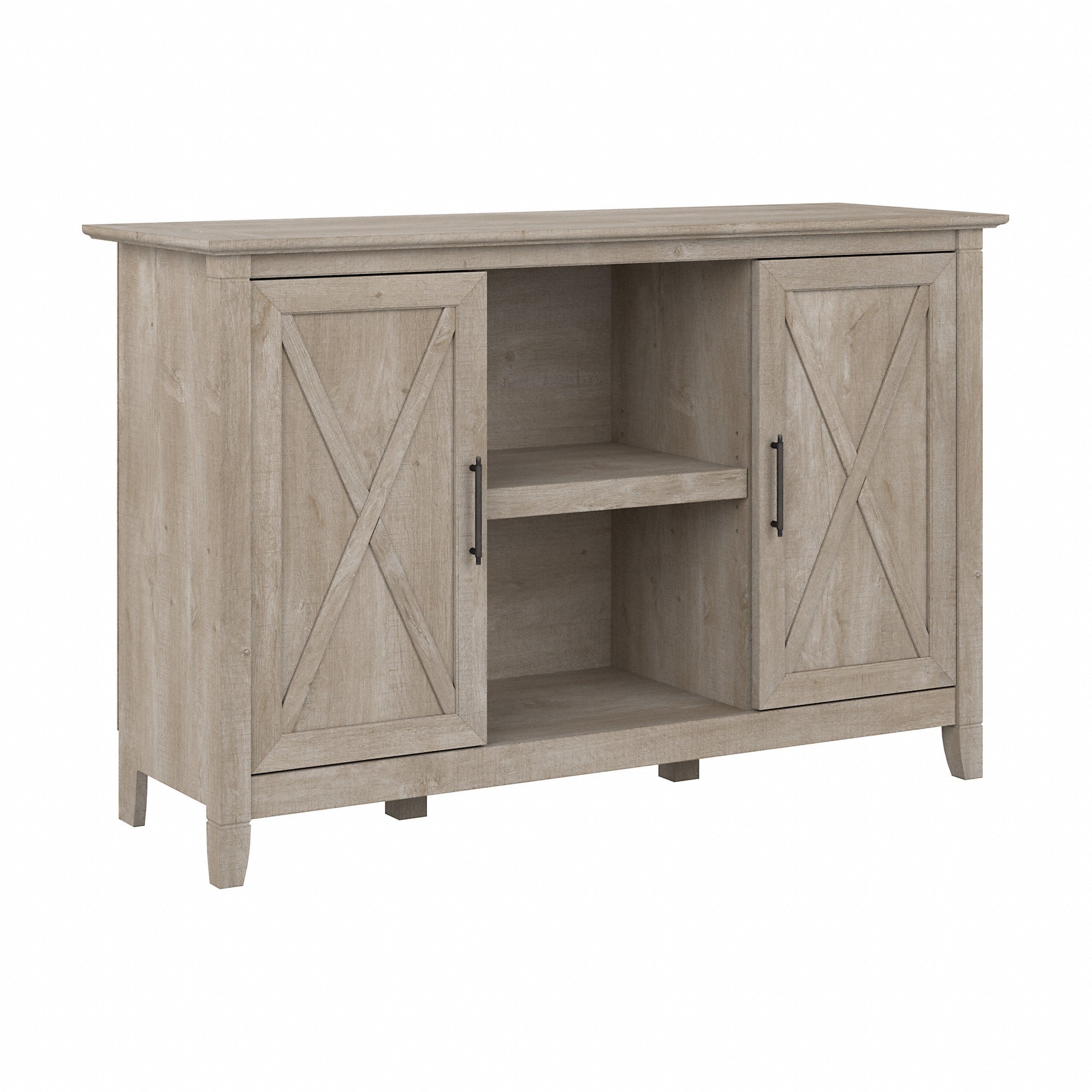 Bush Furniture Key West Accent Cabinet with Doors