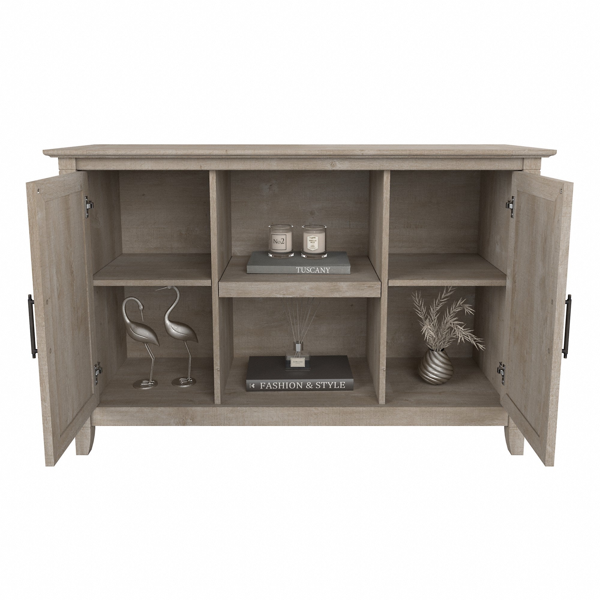 Bush Furniture Key West Accent Cabinet with Doors