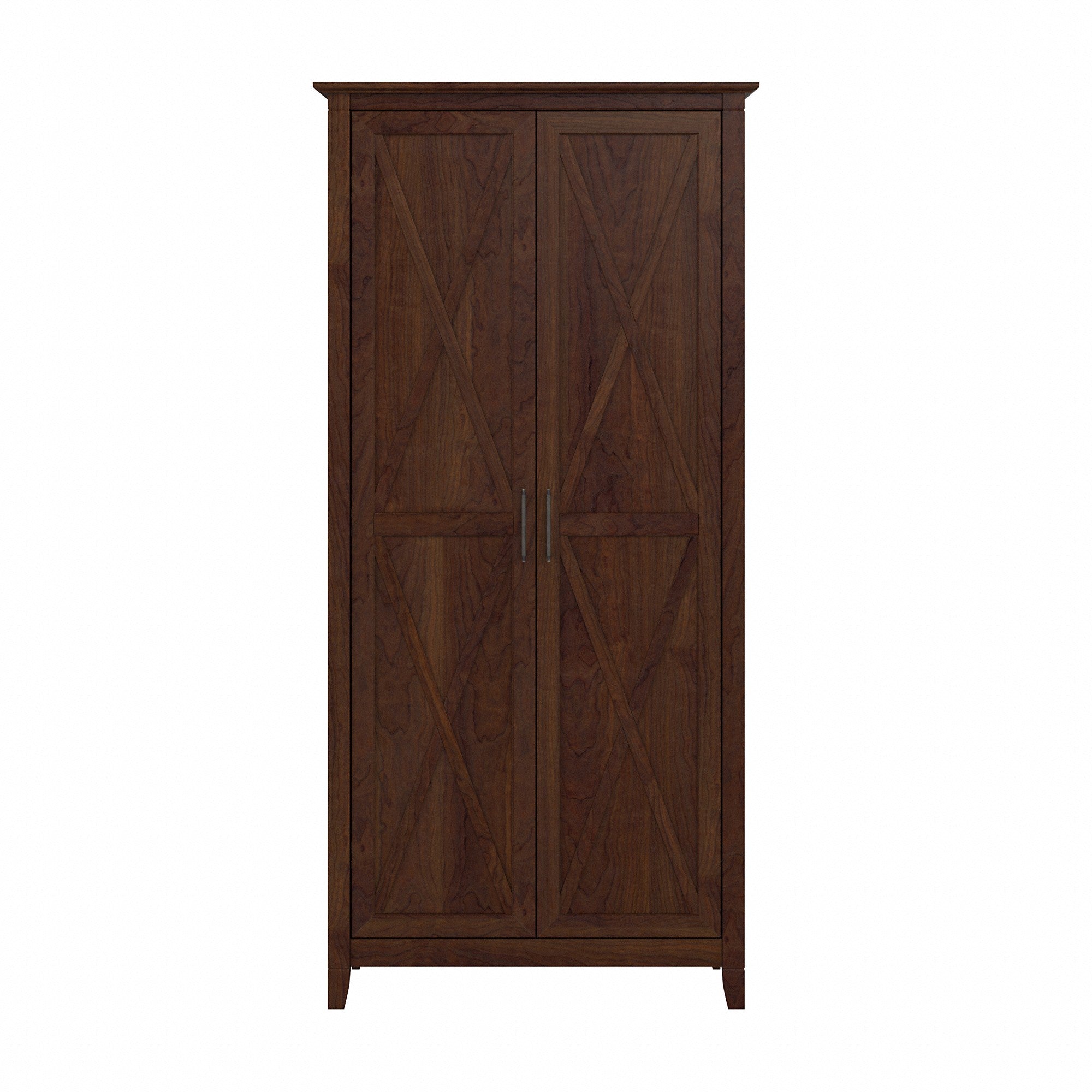 Bush Furniture Key West Tall Storage Cabinet with Doors