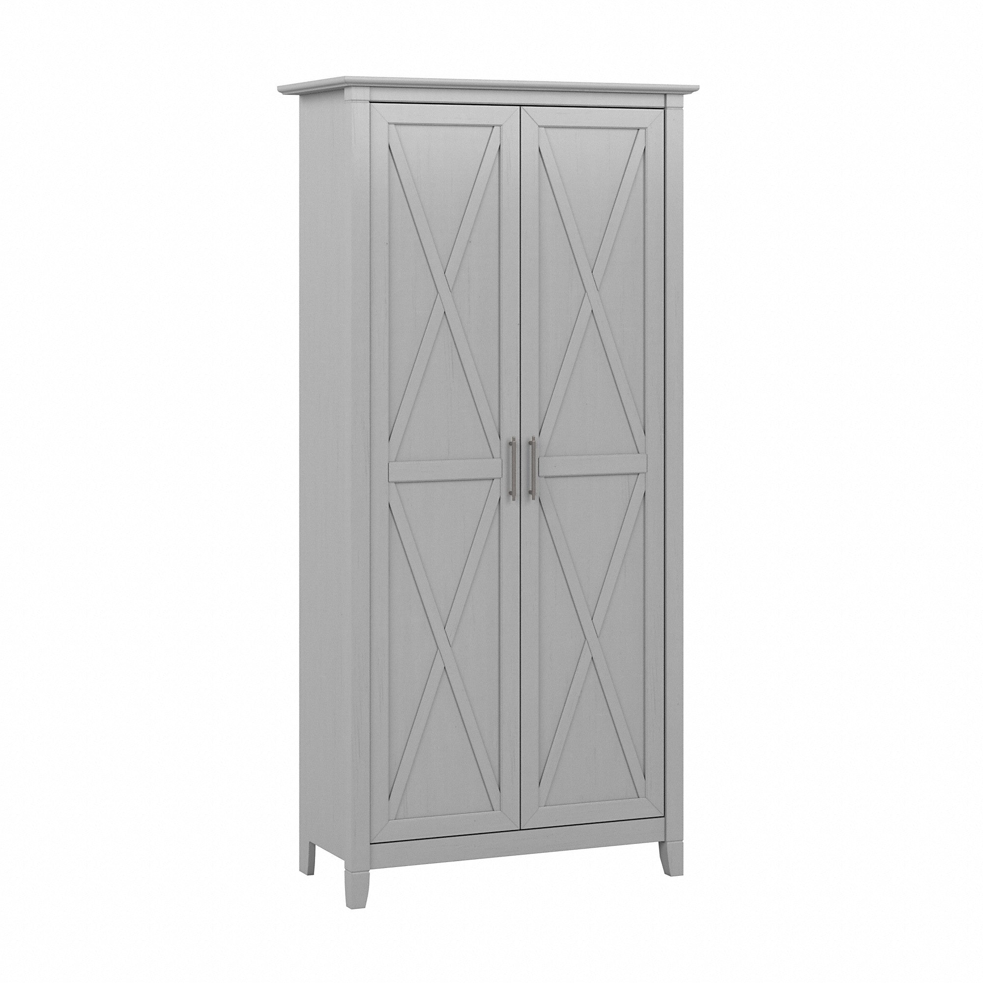 Bush Furniture Key West Bathroom Storage Cabinet with Doors