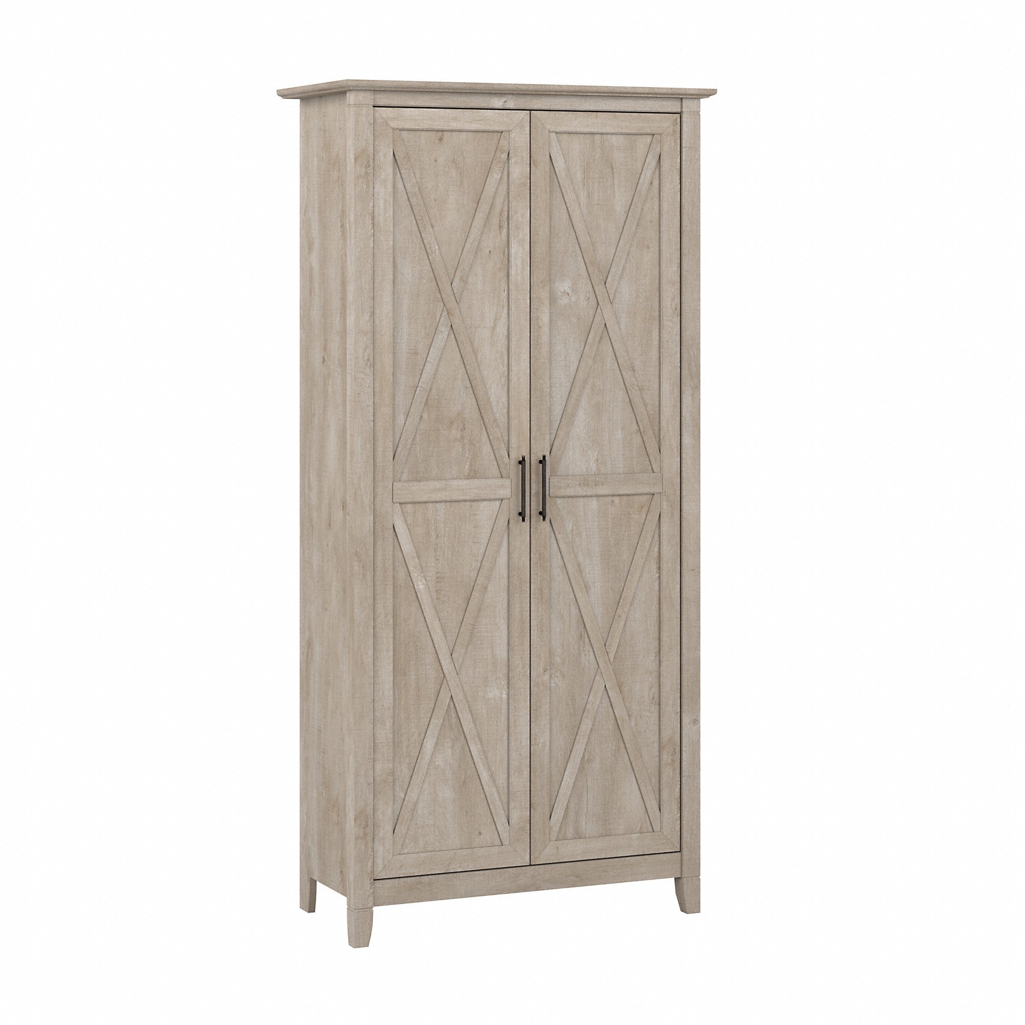 Bush Furniture Key West Bathroom Storage Cabinet with Doors